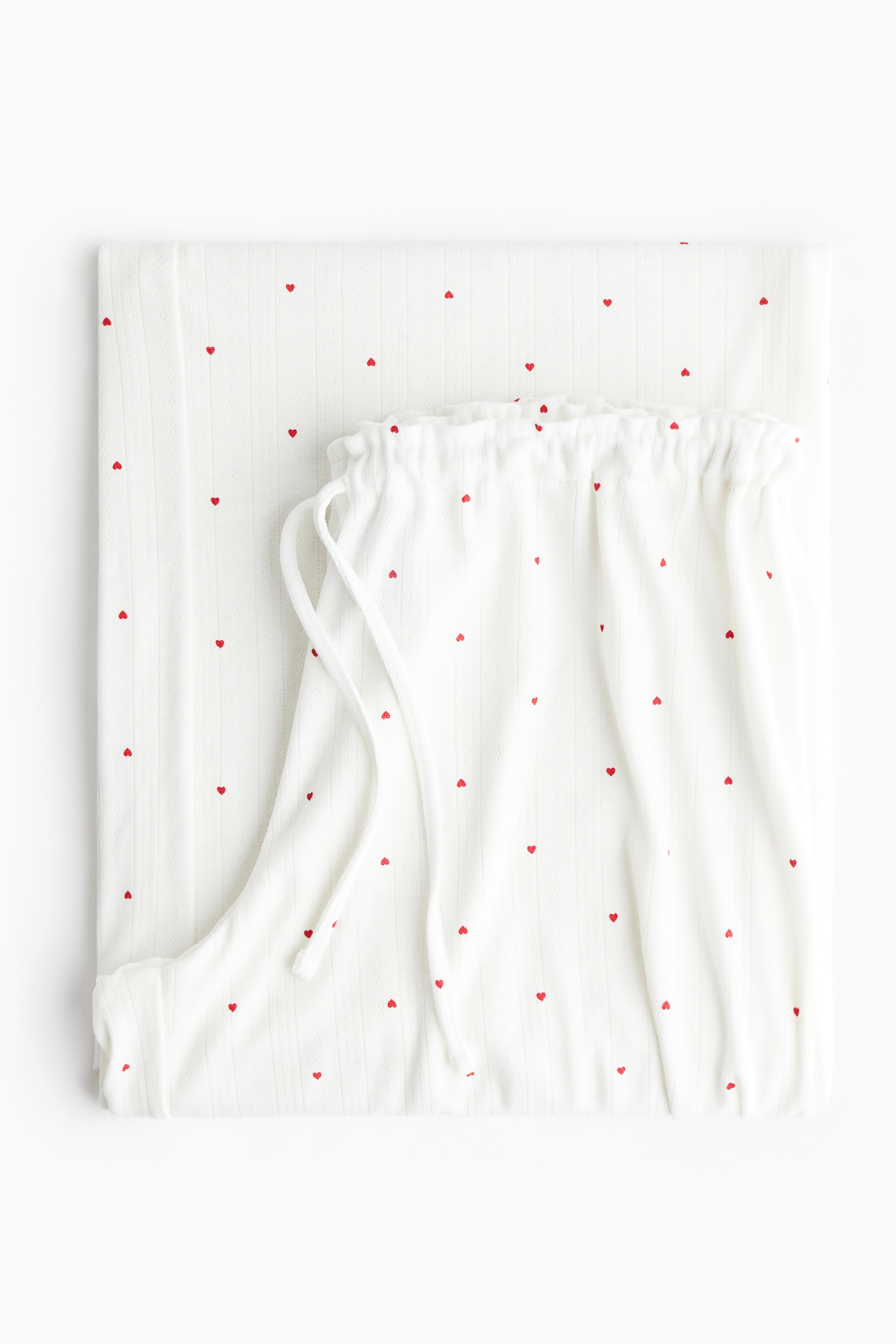 Pointelle pyjama bottoms