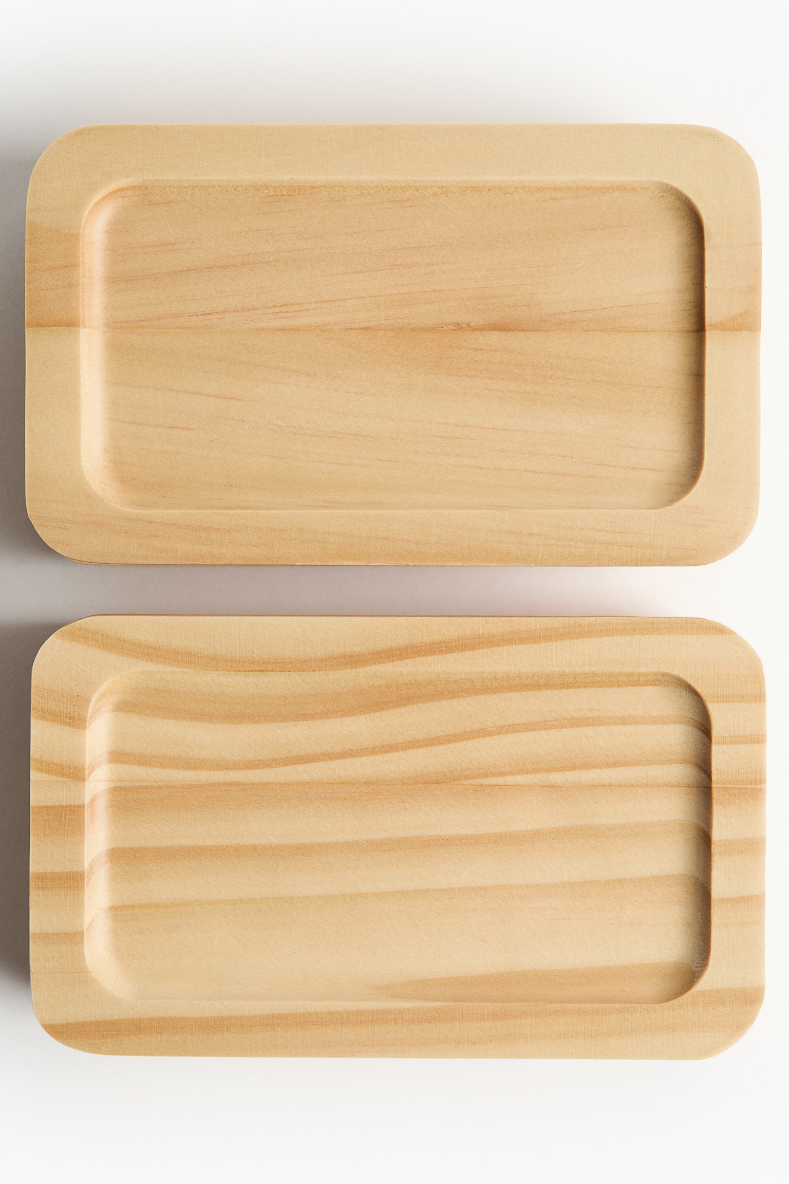 Small wooden organiser box - Beige - 2