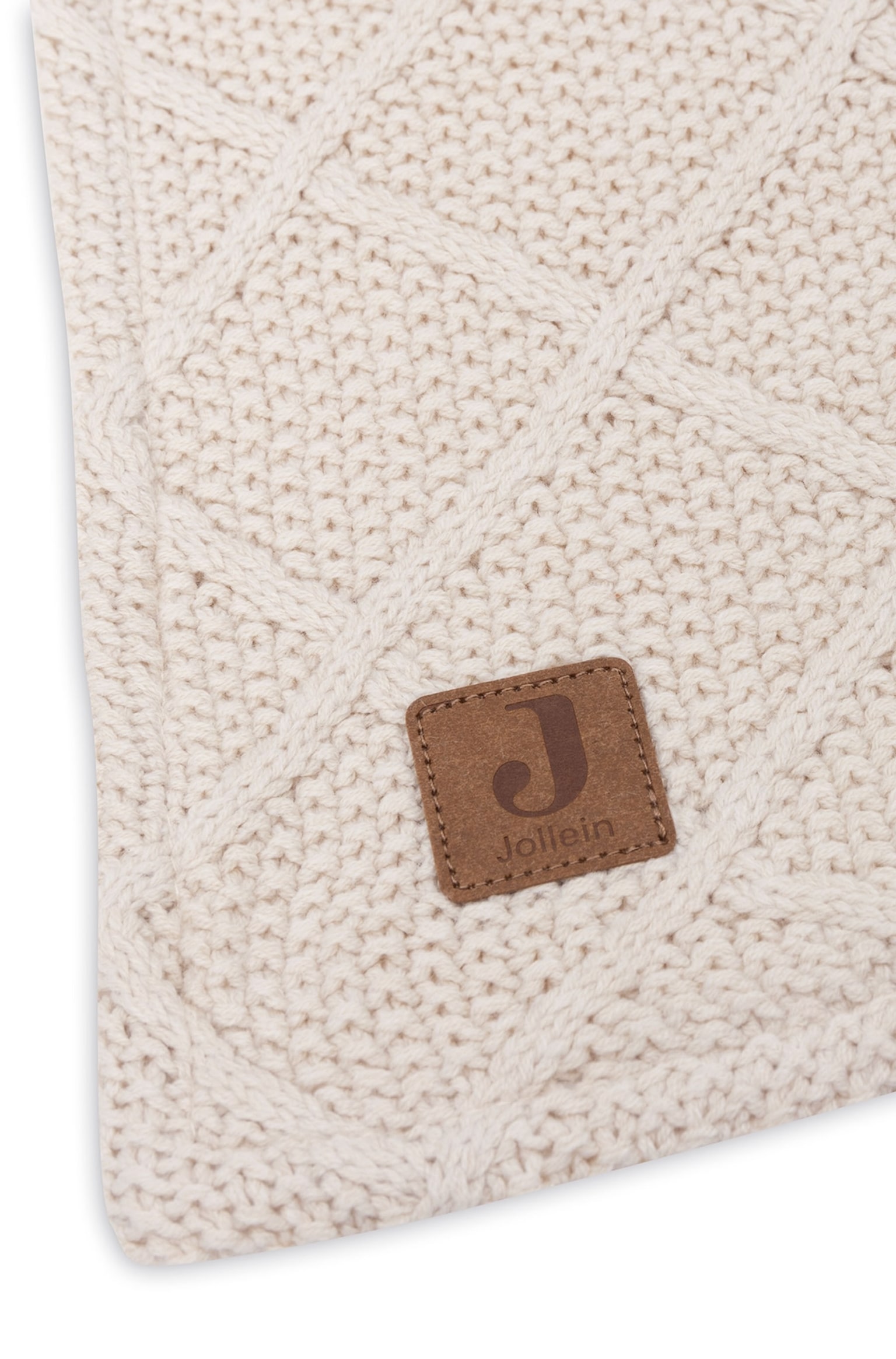 Blanket 100x150 - Cosy Knit - Oatmeal/Biscuit/Wild Rose/Ivory/Wild Rose/Sea Green/Ivory/Sea Green/Ivory/Check Knit/biscuit/Check Knit/oatmeal - 5