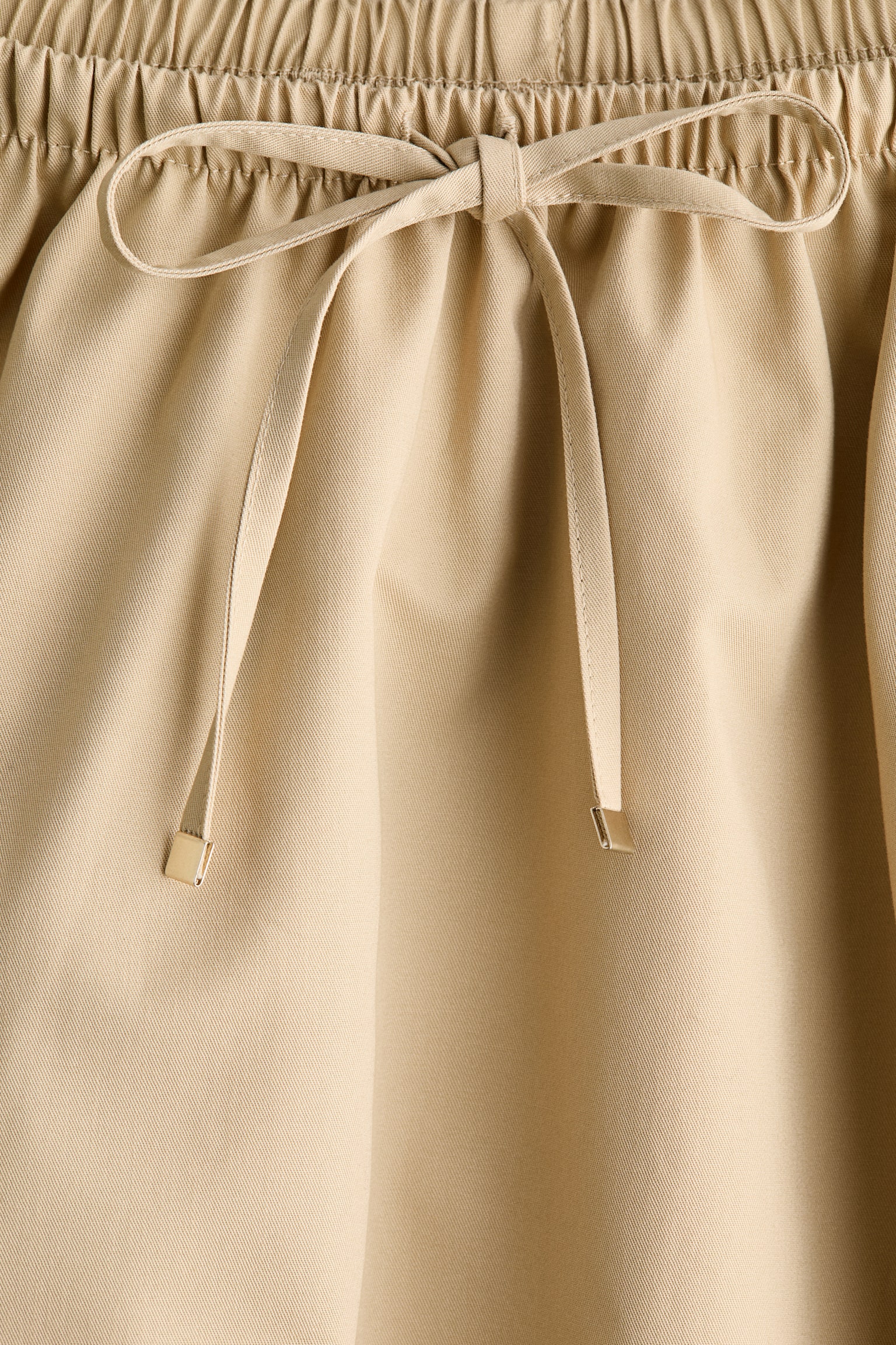 Uitlopende rok - Beige/Zwart - 3