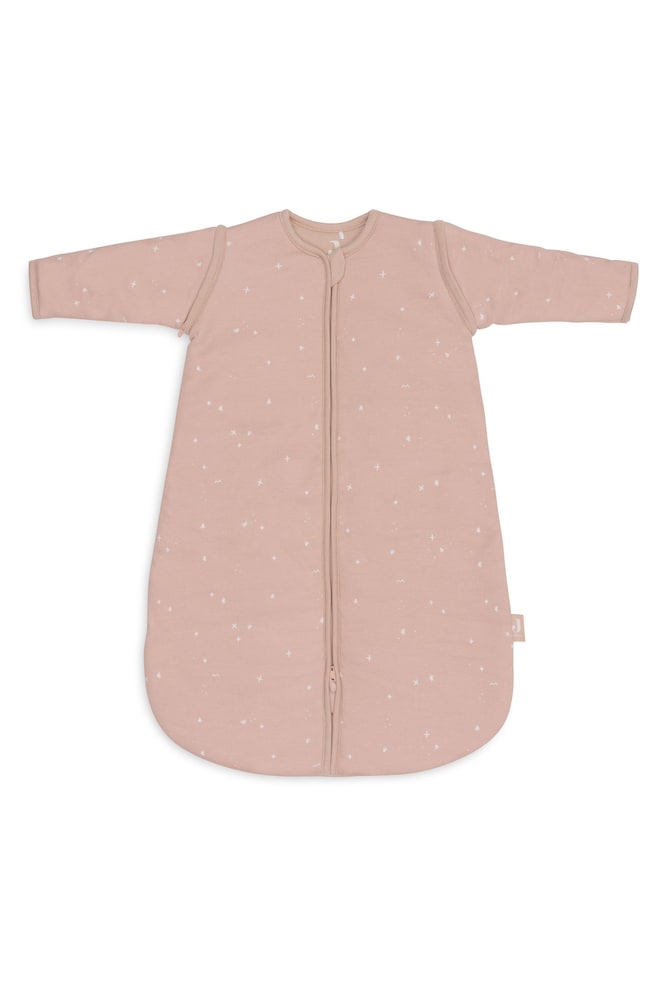 Sleeping Bag Removable Sleeves Round - Twinkling/wild Rose/Twinkling/sea Green/Rib/ivory/Multicolor - 1