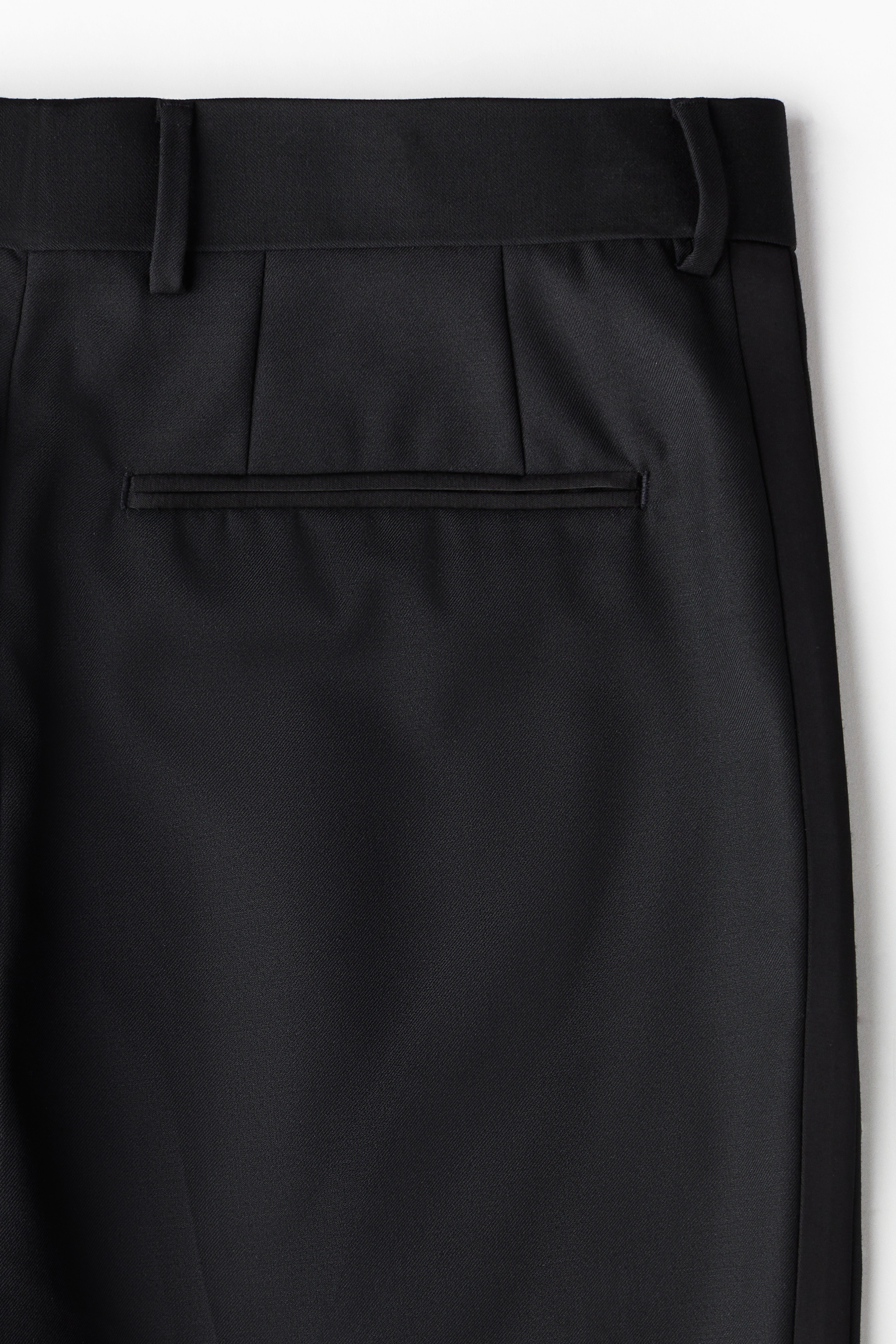 Slim Fit Wool-blend tuxedo trousers
