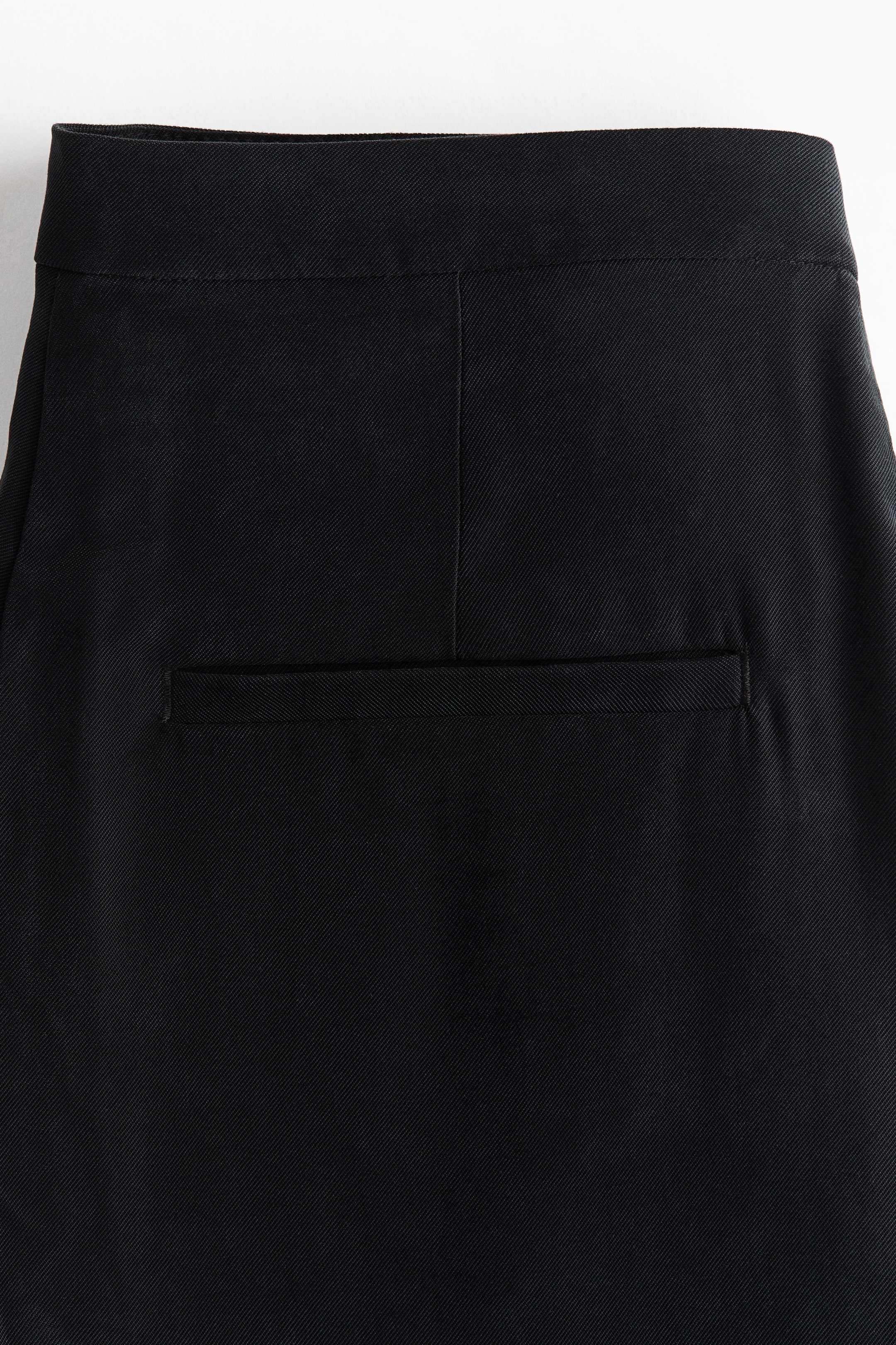 Viscose-Blend Barrel-Leg Pants