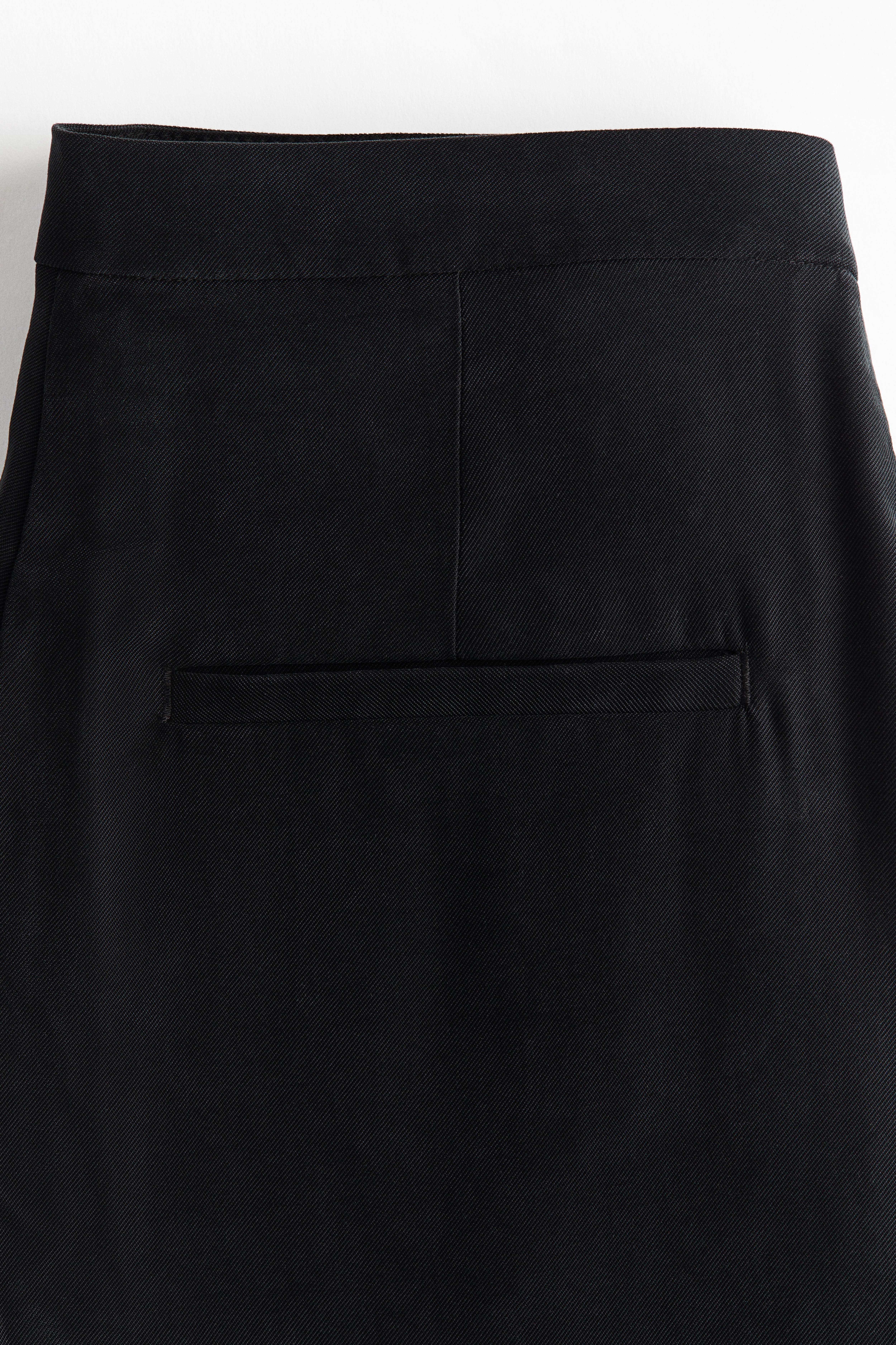 Pantalon tonneau en viscose mélangée