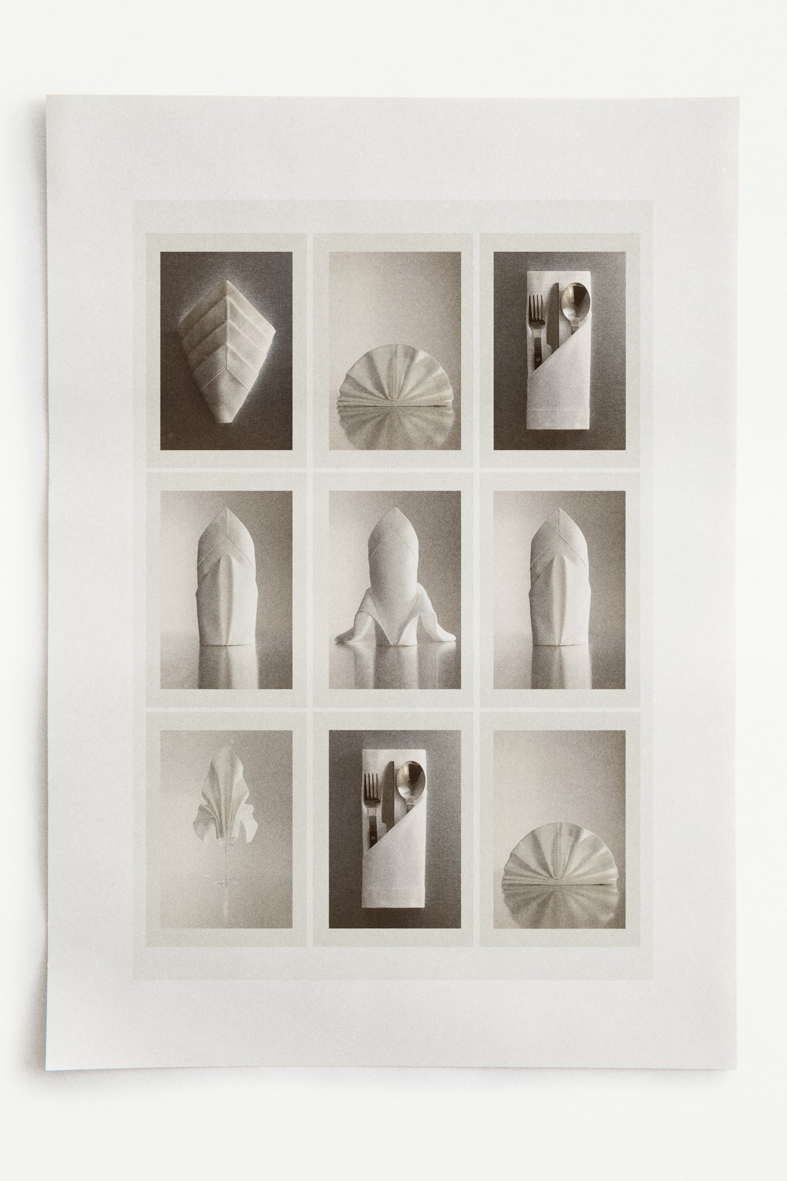 Pack de 2 guardanapos em damasco - Branco - 2