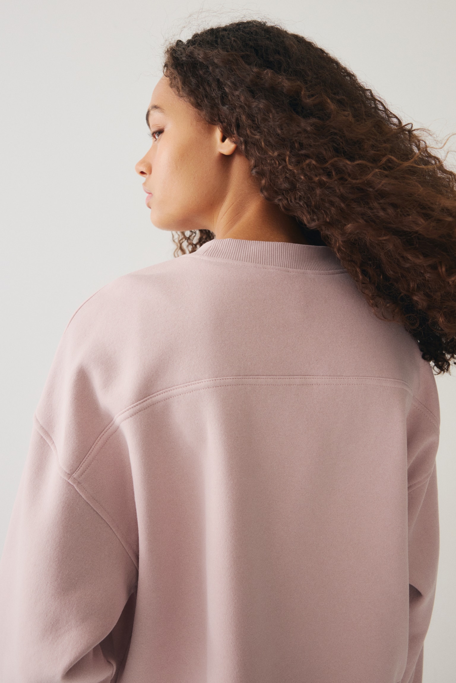 2-piece sweatshirt and joggers set - Light pink/Navy blue/Dusty green/Light grey marl/Light blue/Dark brown - 6