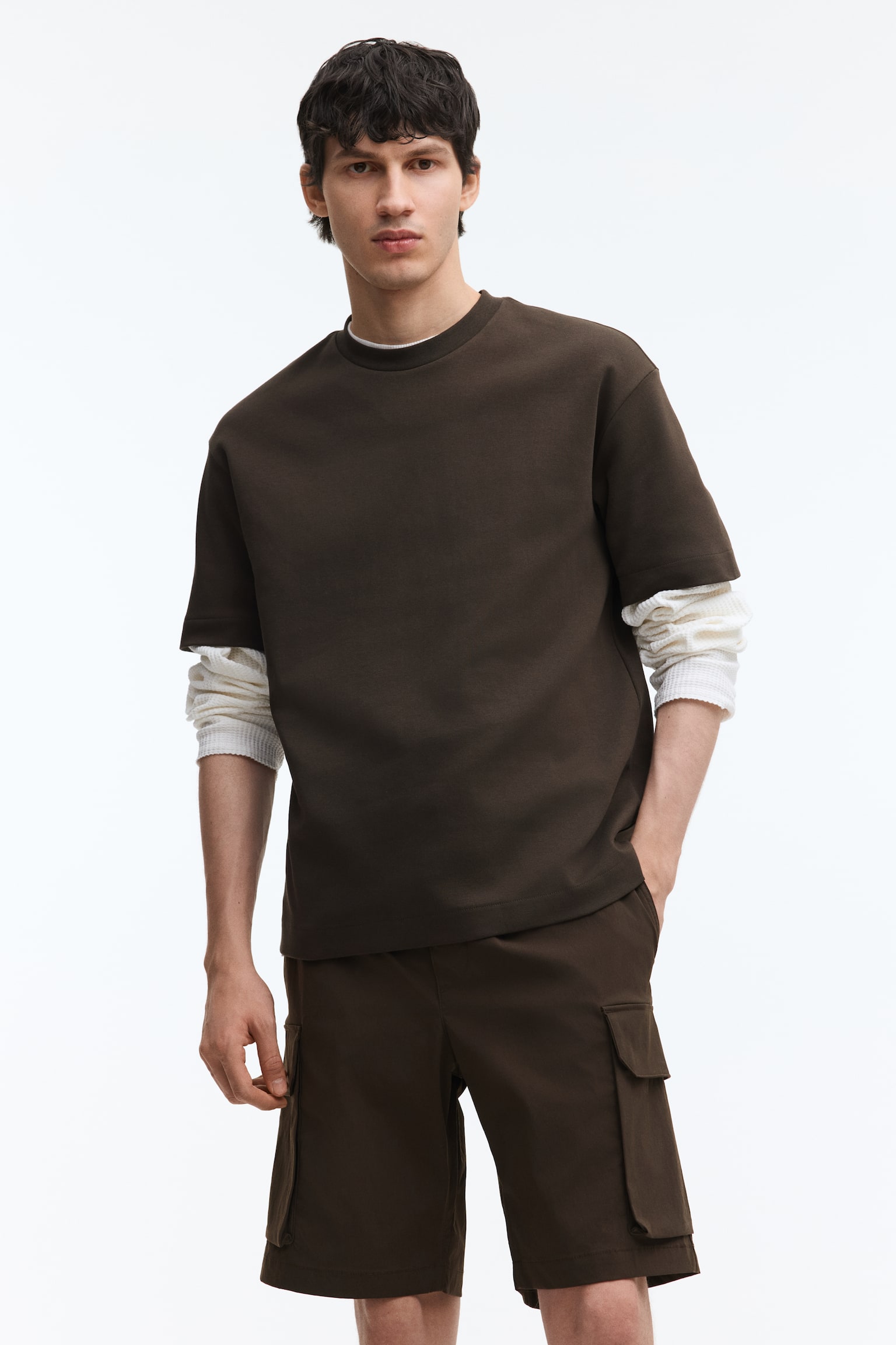 Regular Fit Cargo shorts - 4