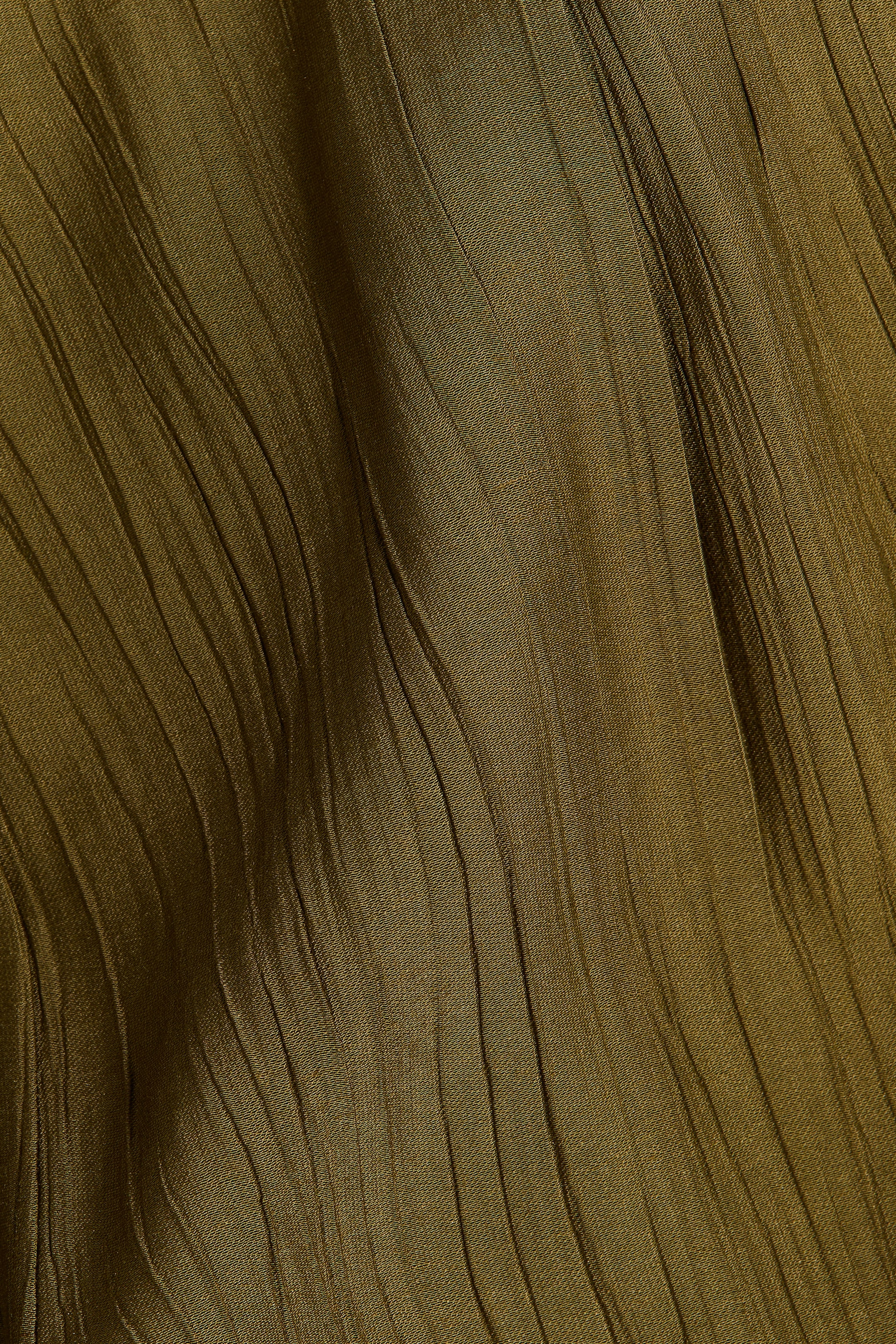 Crinkled Viscose-Blend Pants