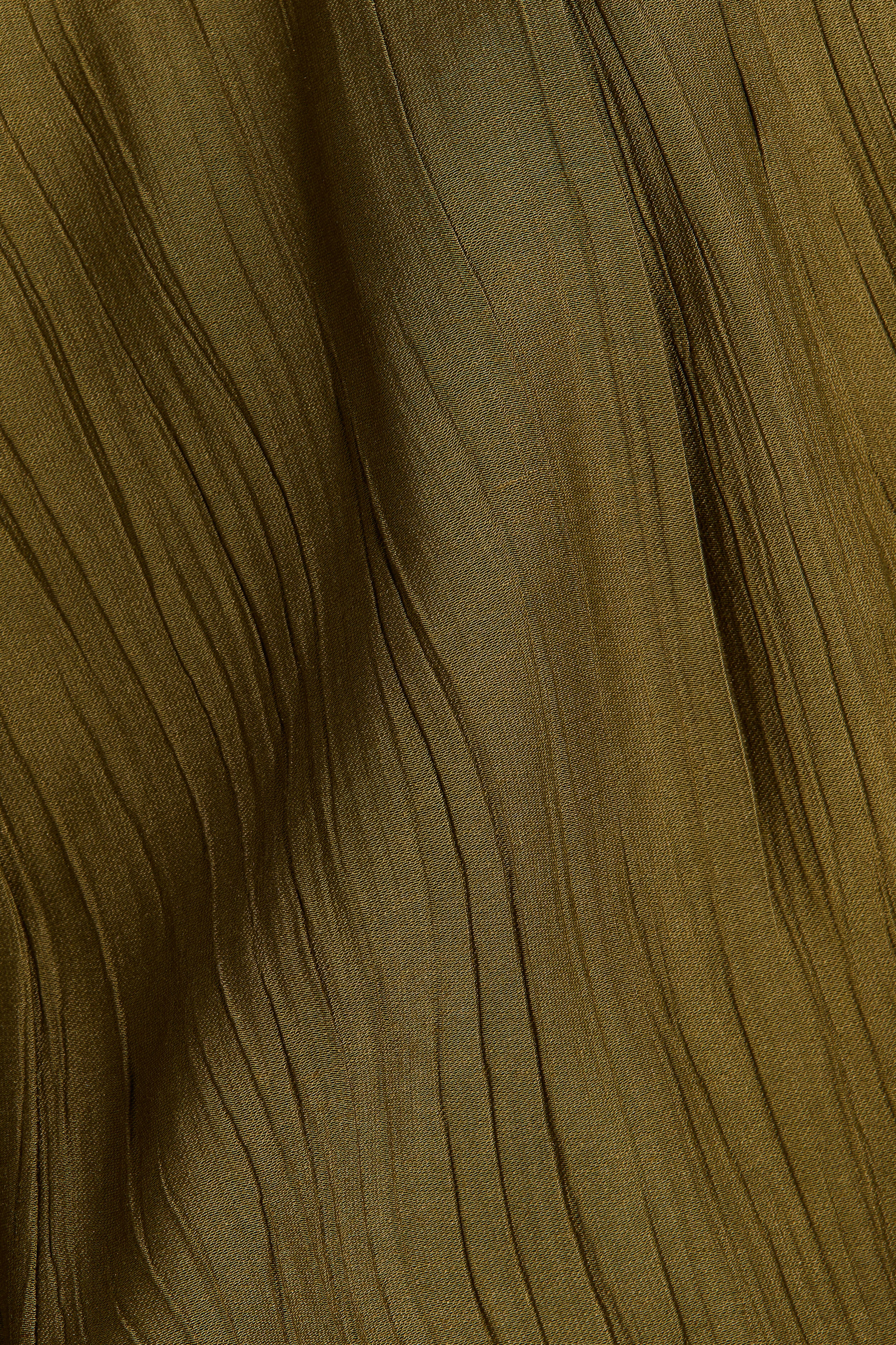 Crinkled Viscose-Blend Pants