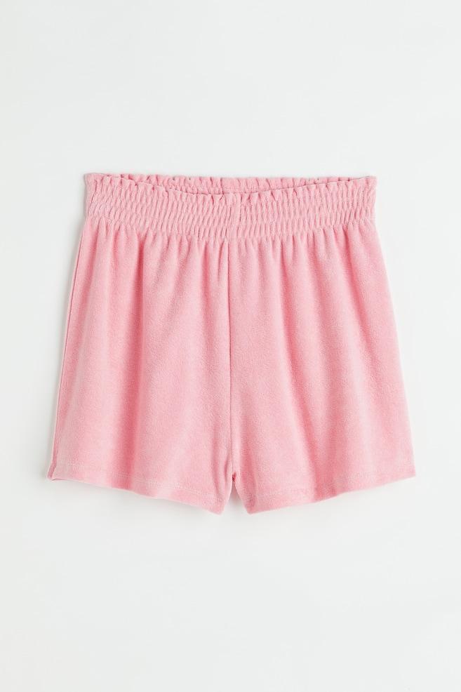 Terry shorts - Light pink/Light orange - 1
