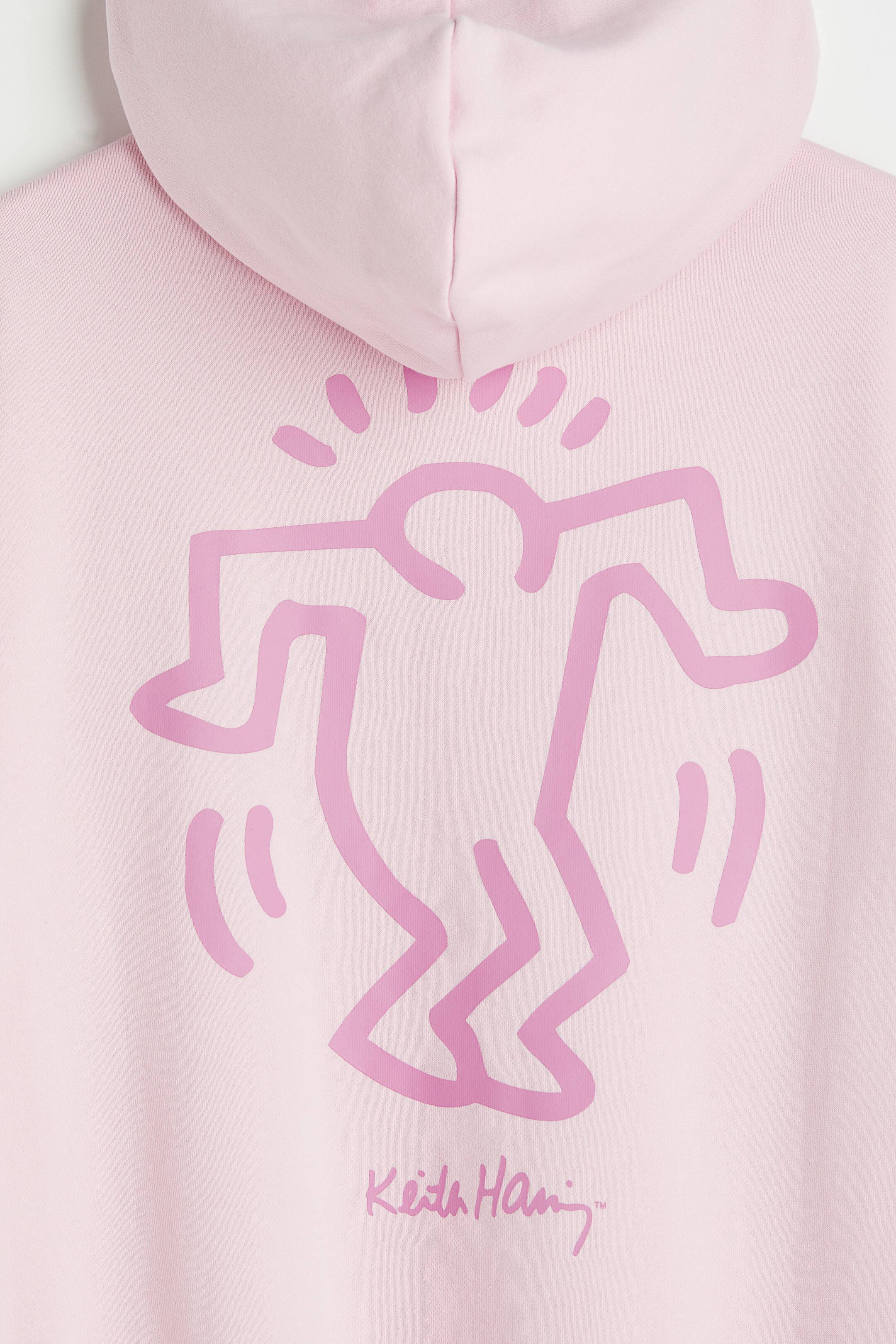 Relaxed Fit Motifdetail hoodie Long sleeve Regular length Light