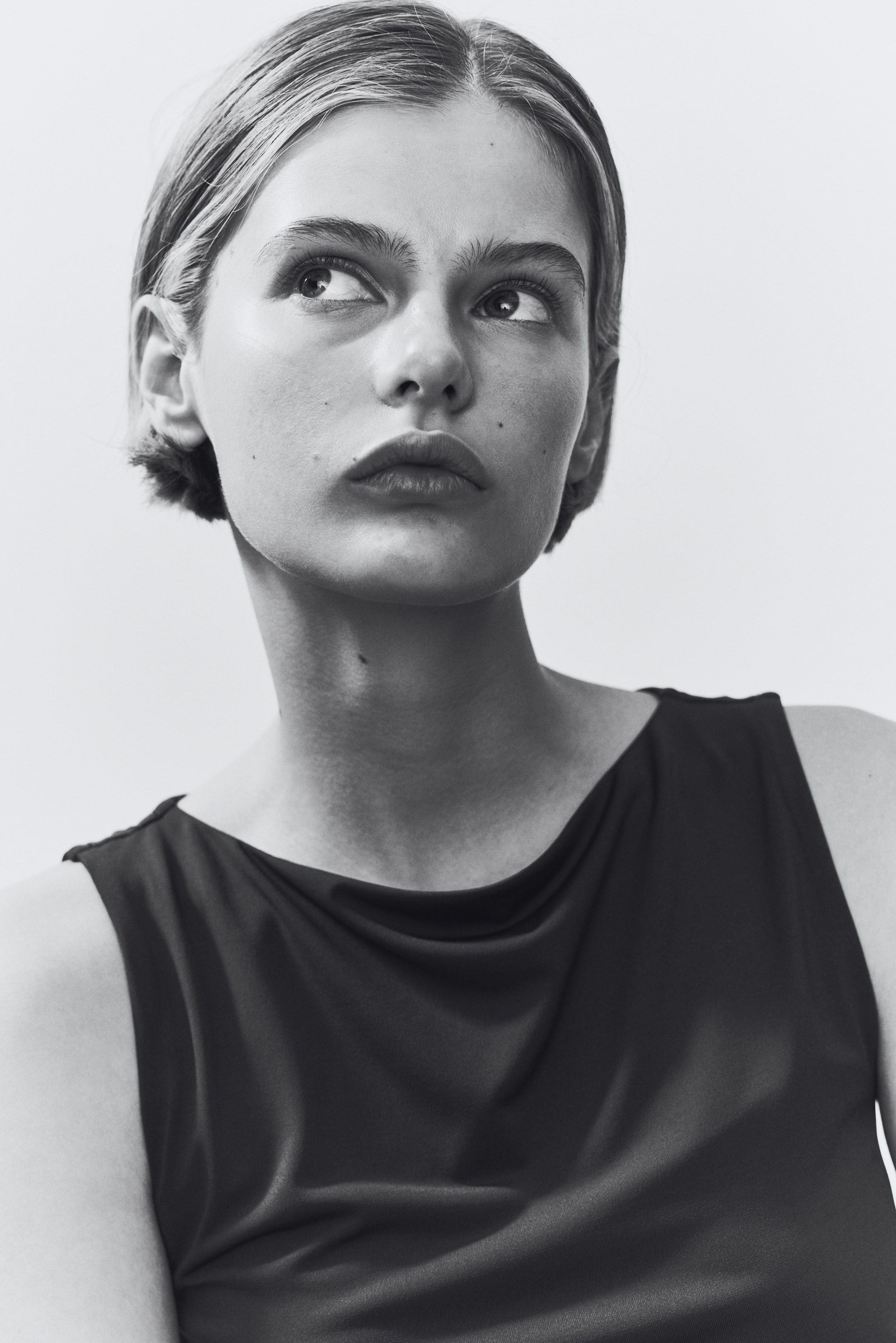 Draped Boat-Neck Top
