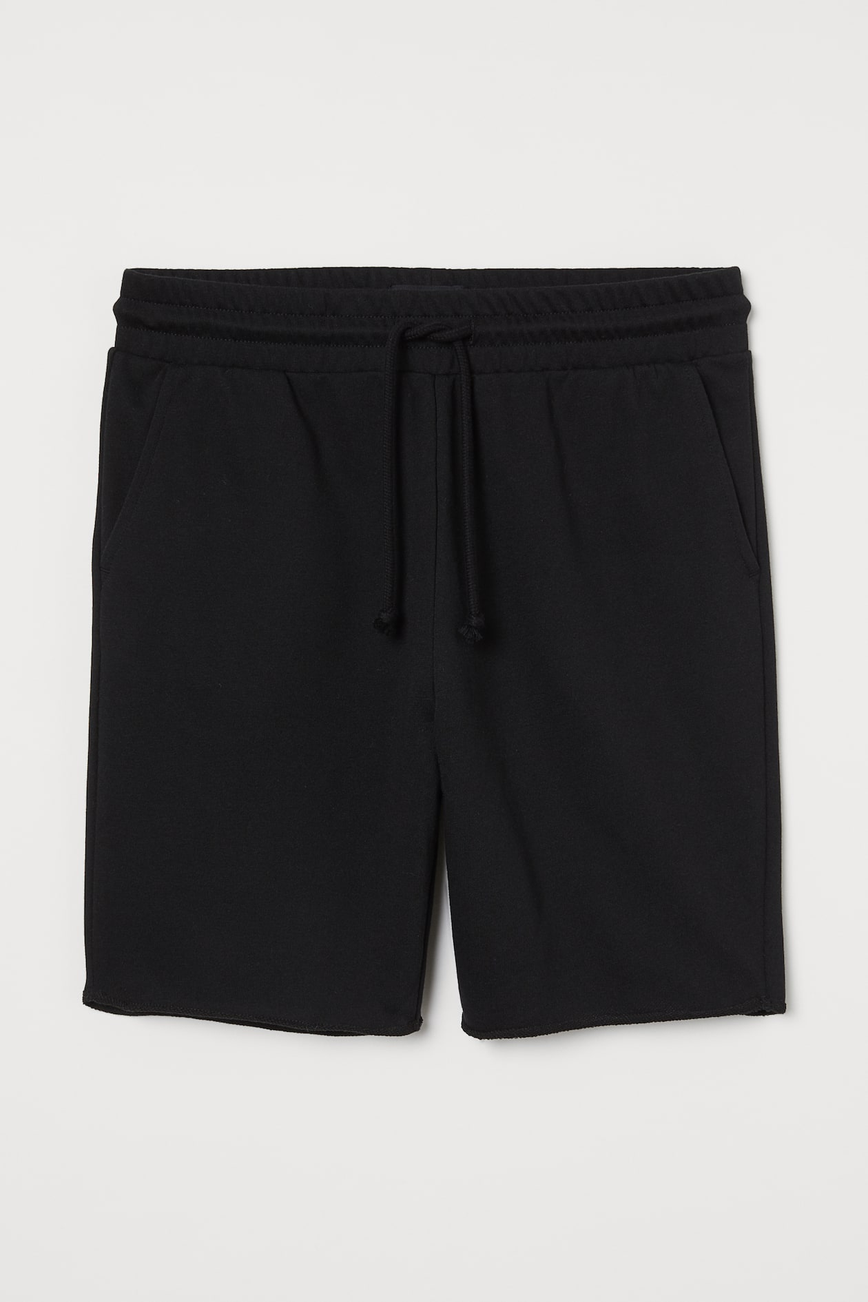 Regular Fit Sweatshorts - Regular waist - Black - Men | H&M US