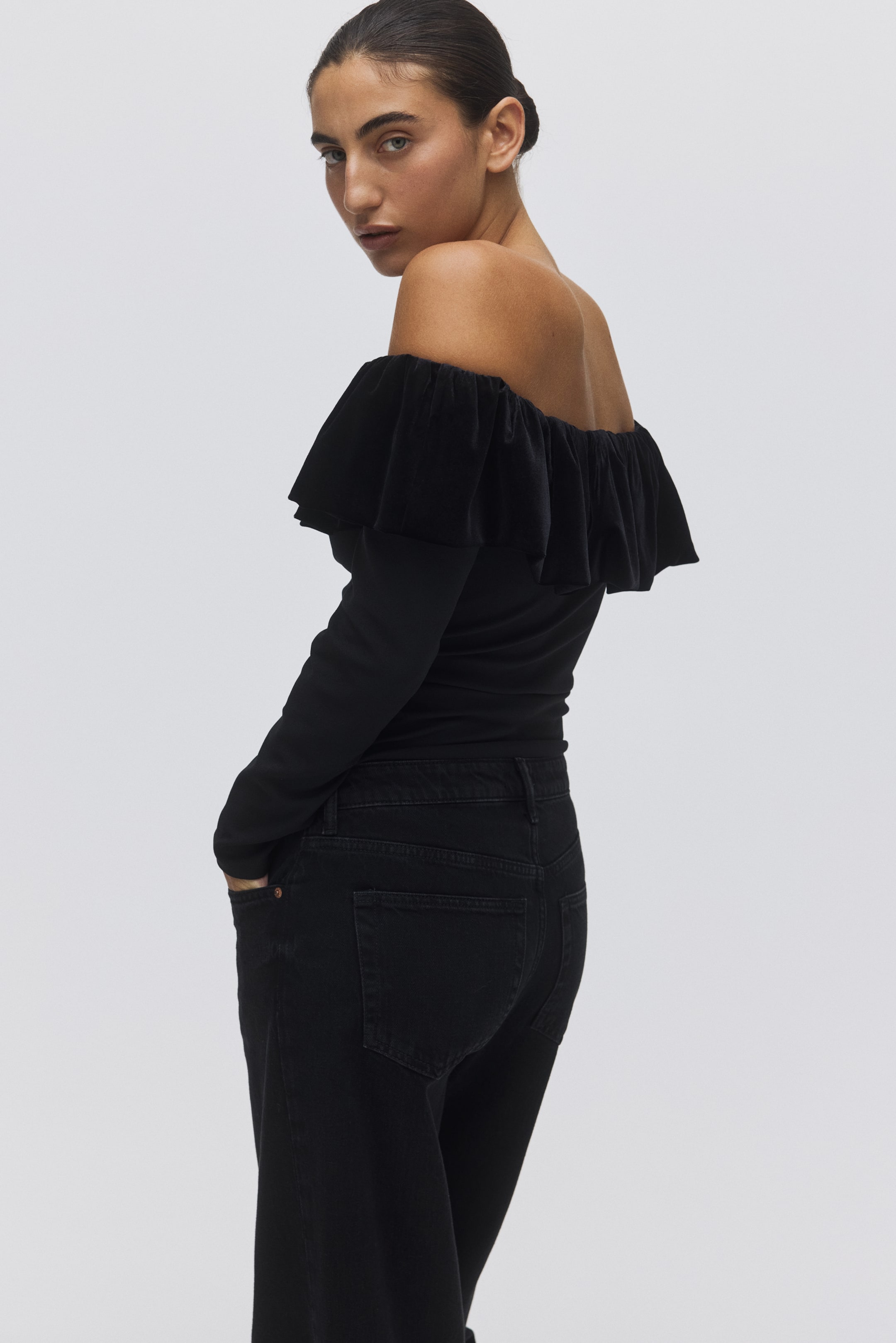 Προβολή μεγαλύτερης εικόνας: Έξωμο κορμάκι - Μαύρο - Ladies | H&M GR 4