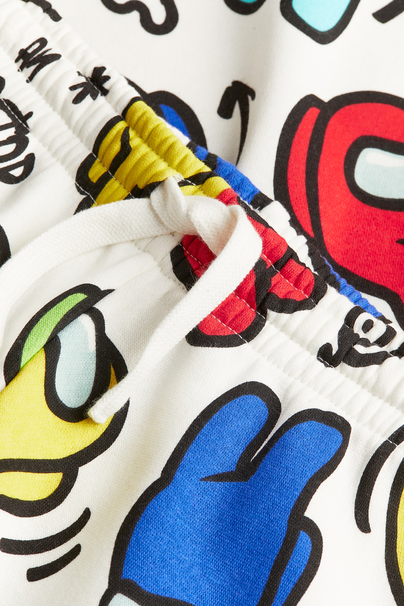 2-piece Print Sweat Set - White/Among Us - 2