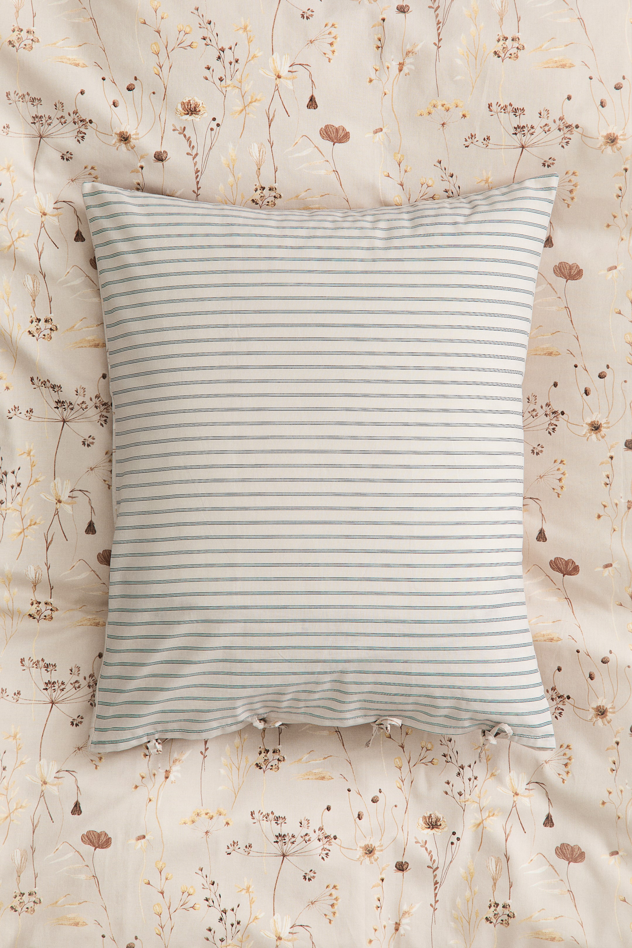 Floral-Print Twin Duvet Cover Set