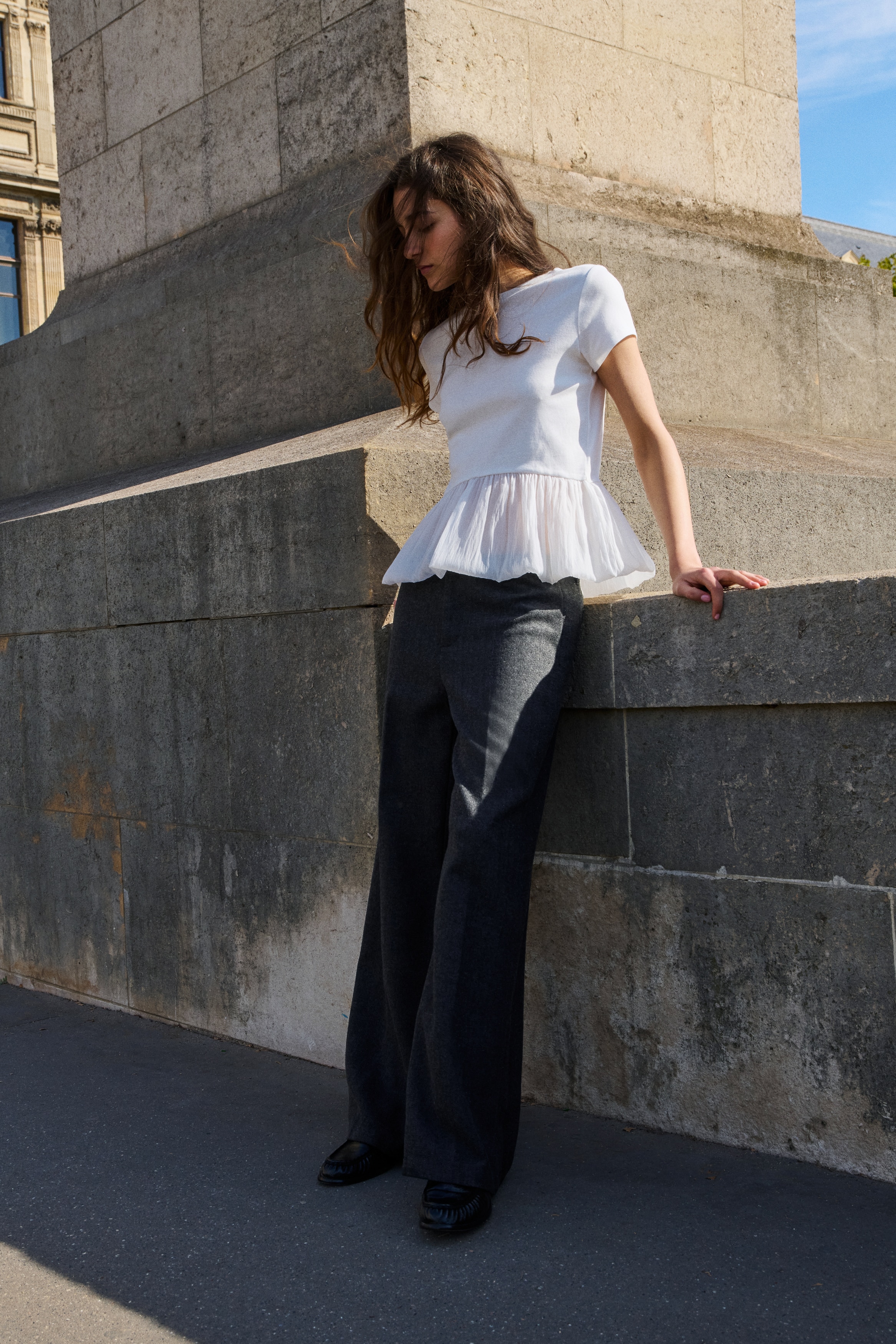 Embellished Pants - Dark gray