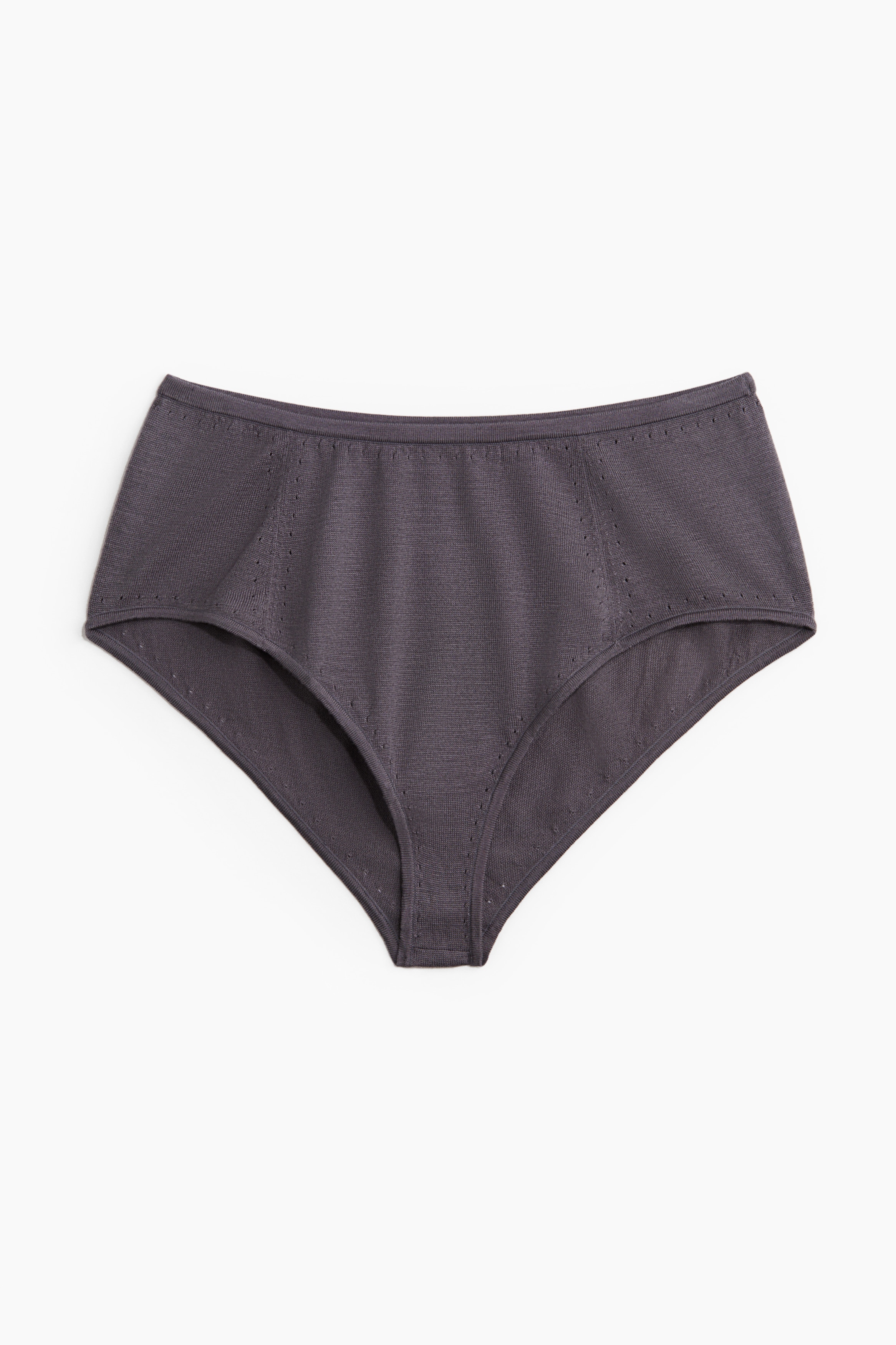 Slip van wol - Hipster - Donkergrijs/Dusty lichtroze