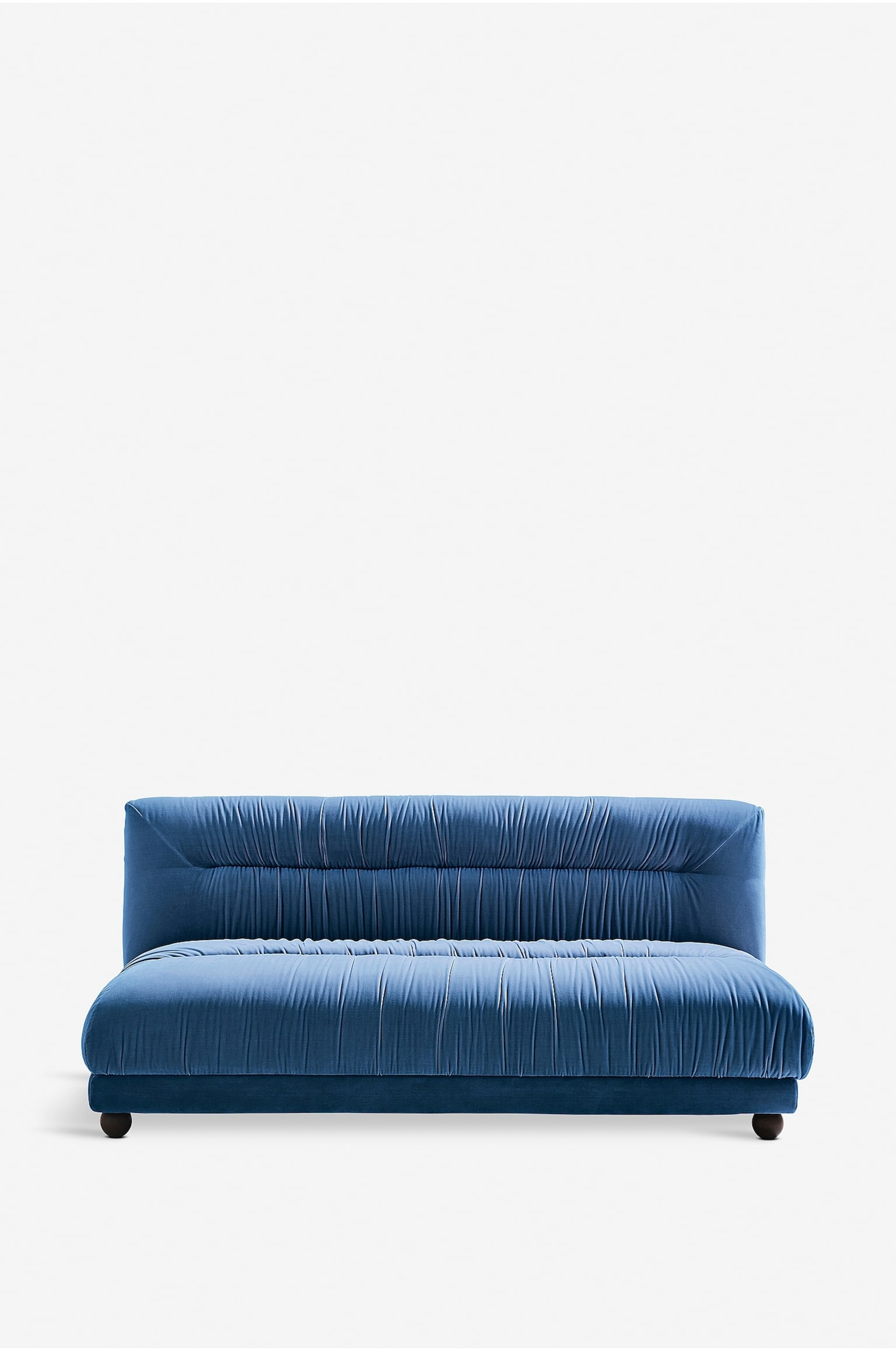 Elmo Zweisitzer-sofa - Blau Samt/Grüner Samt - 1