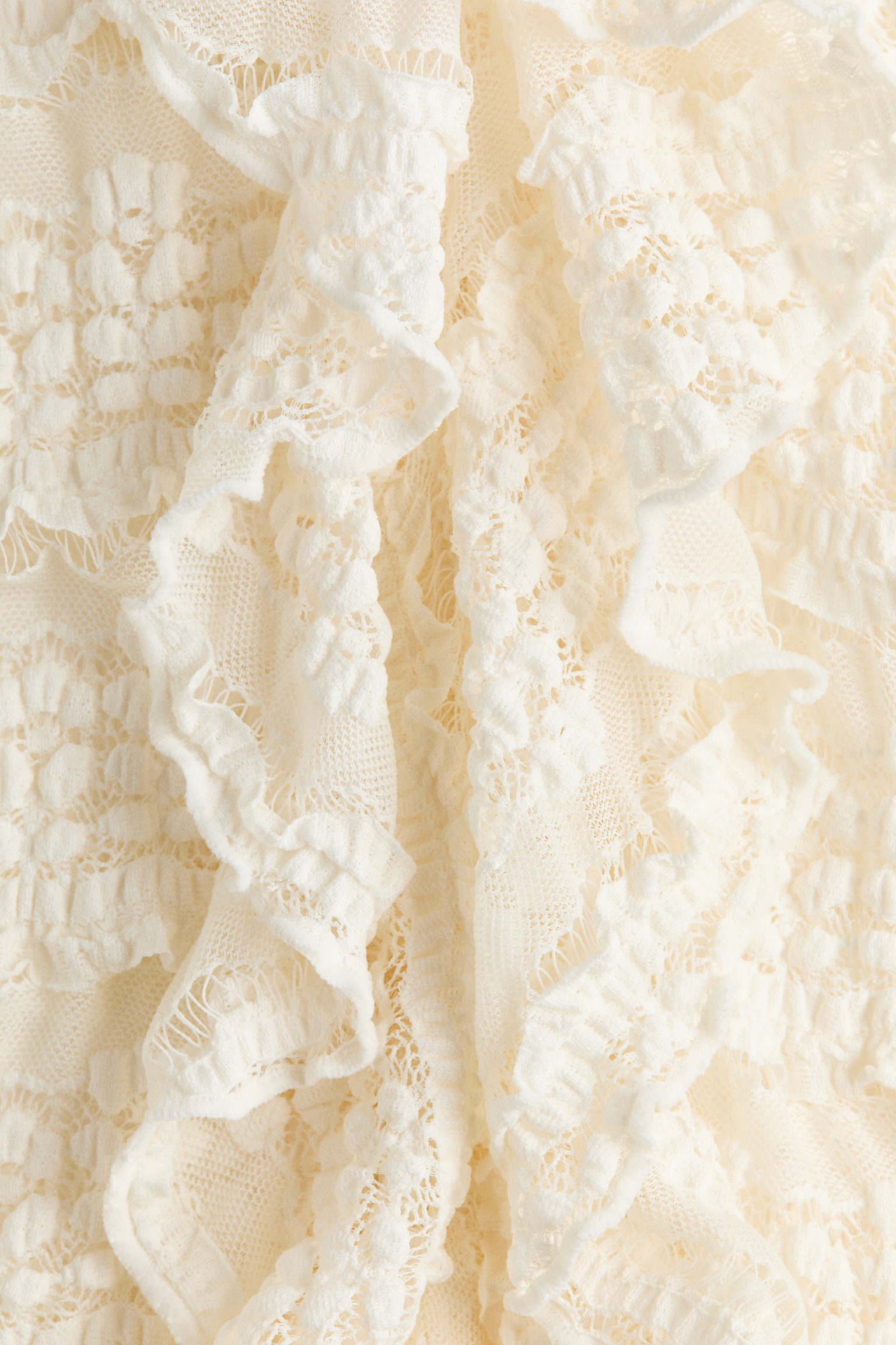 Lace-look jersey blouse - 4
