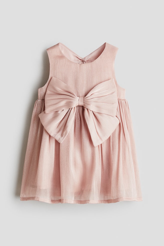 Robe en organza avec nœud - Rose ancien clair/Crème/Rose ancien clair/Bleu clair/Vert clair - 1