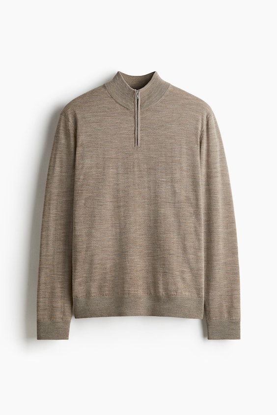 Sweter z wełny merynosowej Regular Fit