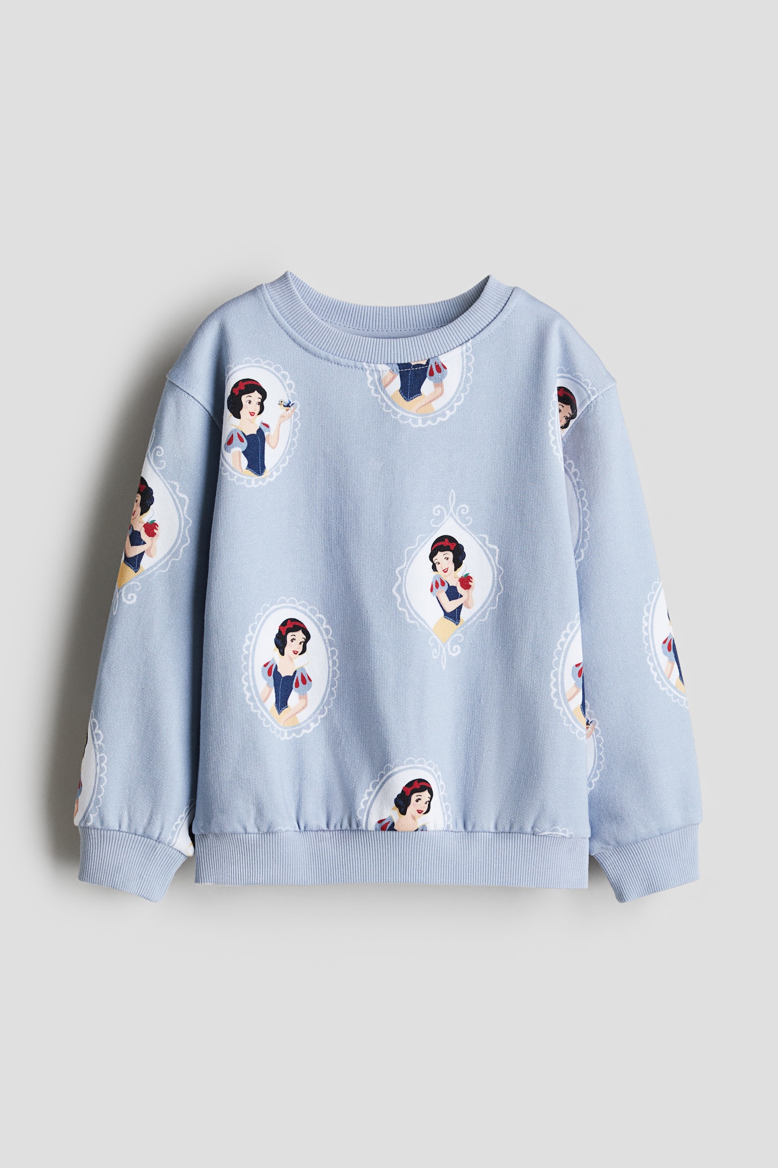 Printed sweatshirt - Light blue/Snow White/Light pink/Squishmallows/Light pink/Barbie/Light purple/Pokémon/White/Inside Out/Pink/Frozen/Pink/Mickey Mouse/Cream/Minnie Mouse/Light grey/Sonic the Hedgehog/Light blue/Lilo & Stitch/White/Hello Kitty/Dark grey/Emoji/Dark grey/Peppa Pig - 1