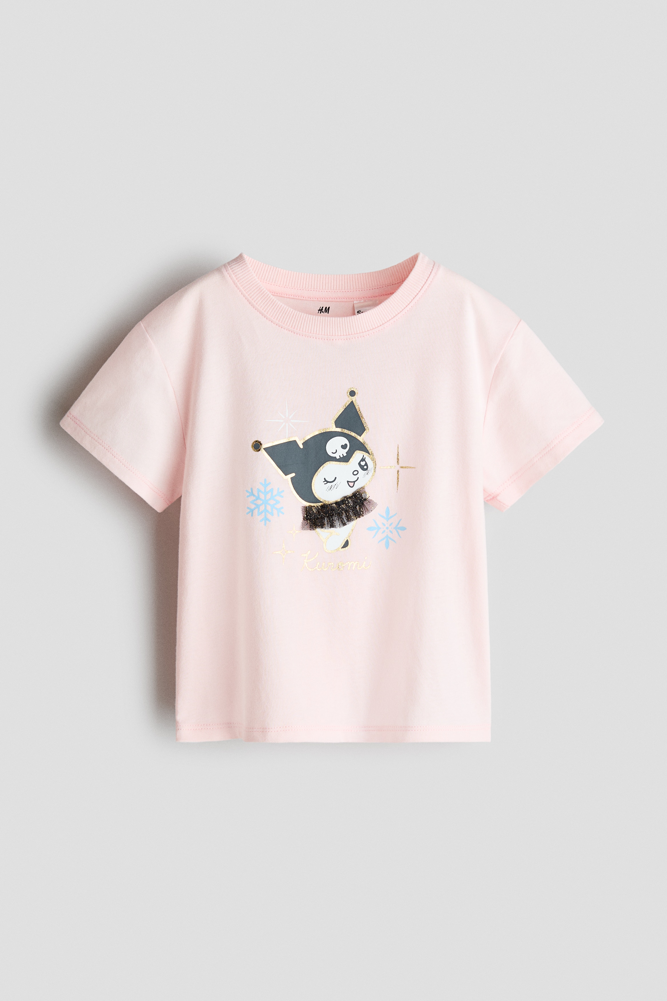 T-Shirt with Motif - Light pink/Kuromi/Cream/Frozen/Light blue/Frozen