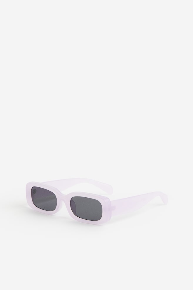 Rectangular sunglasses - Light purple/Black/Light beige/Light yellow - 1