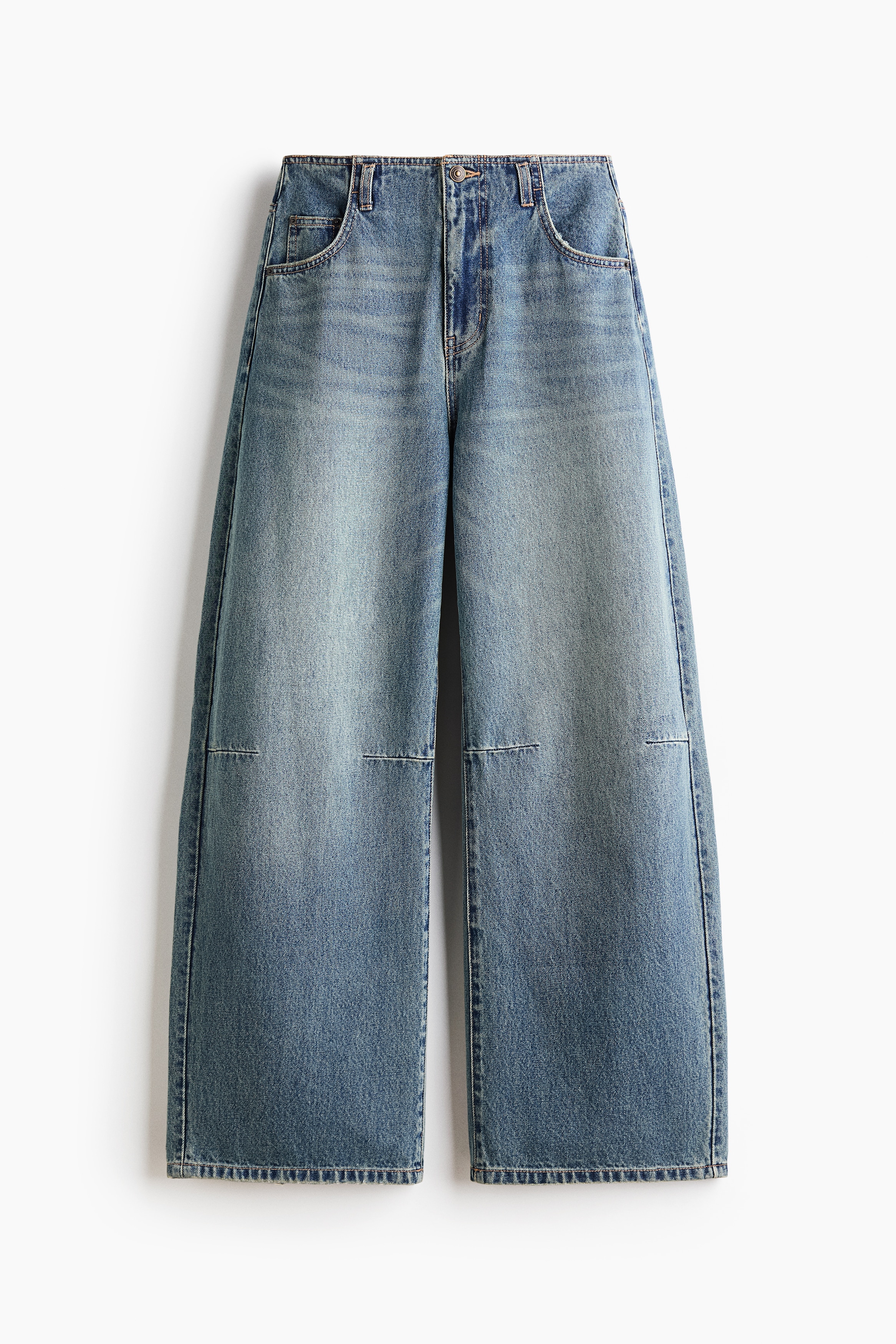 Barrel High Waist Jeans - Licht denimblauw