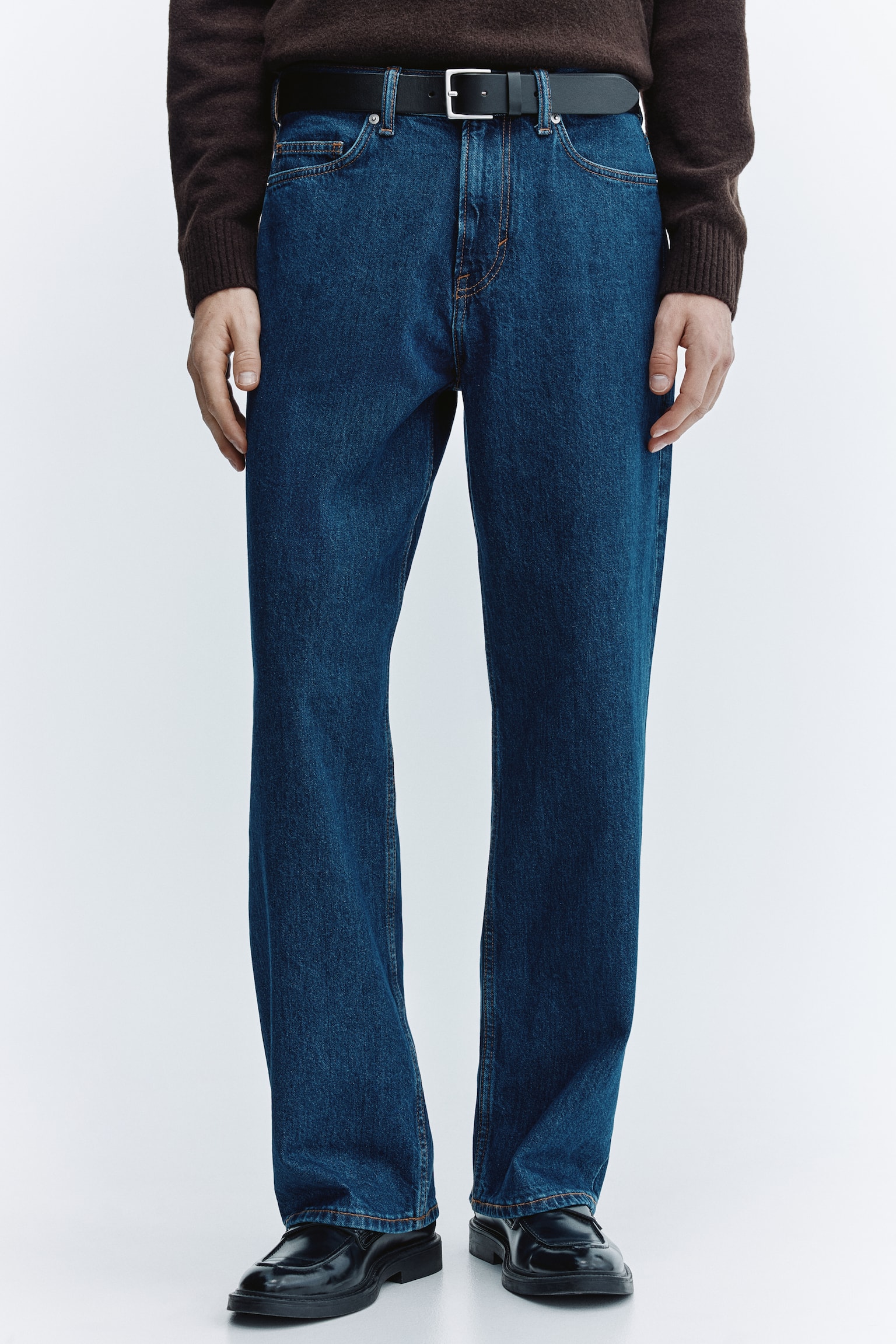 Lässige Jeans - Dunkles Denimblau/Schwarz/Helles Denimblau/Denimblau - 6