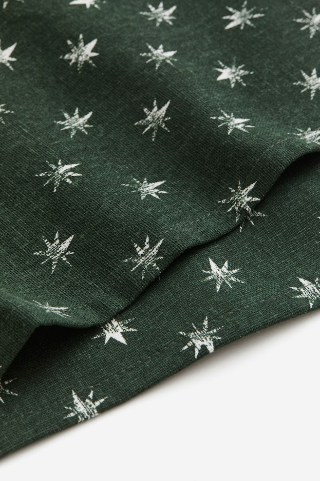 2-pack cotton napkins - Green/Stars/Red/Stars - 2