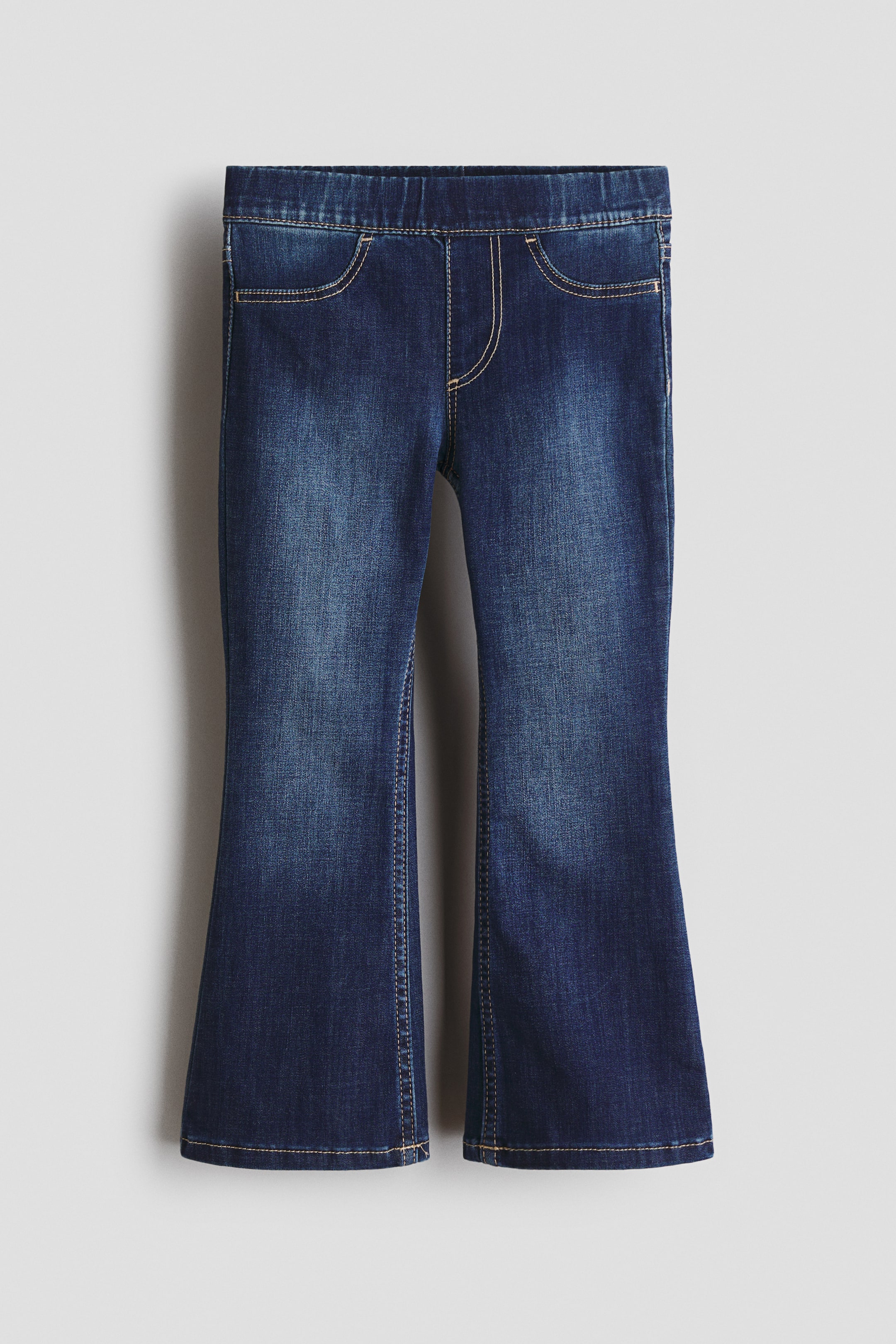 Ampliar la imagen: Superstretch Flared Leg Jeans - Azul denim oscuro - Kids | H&M MX 1