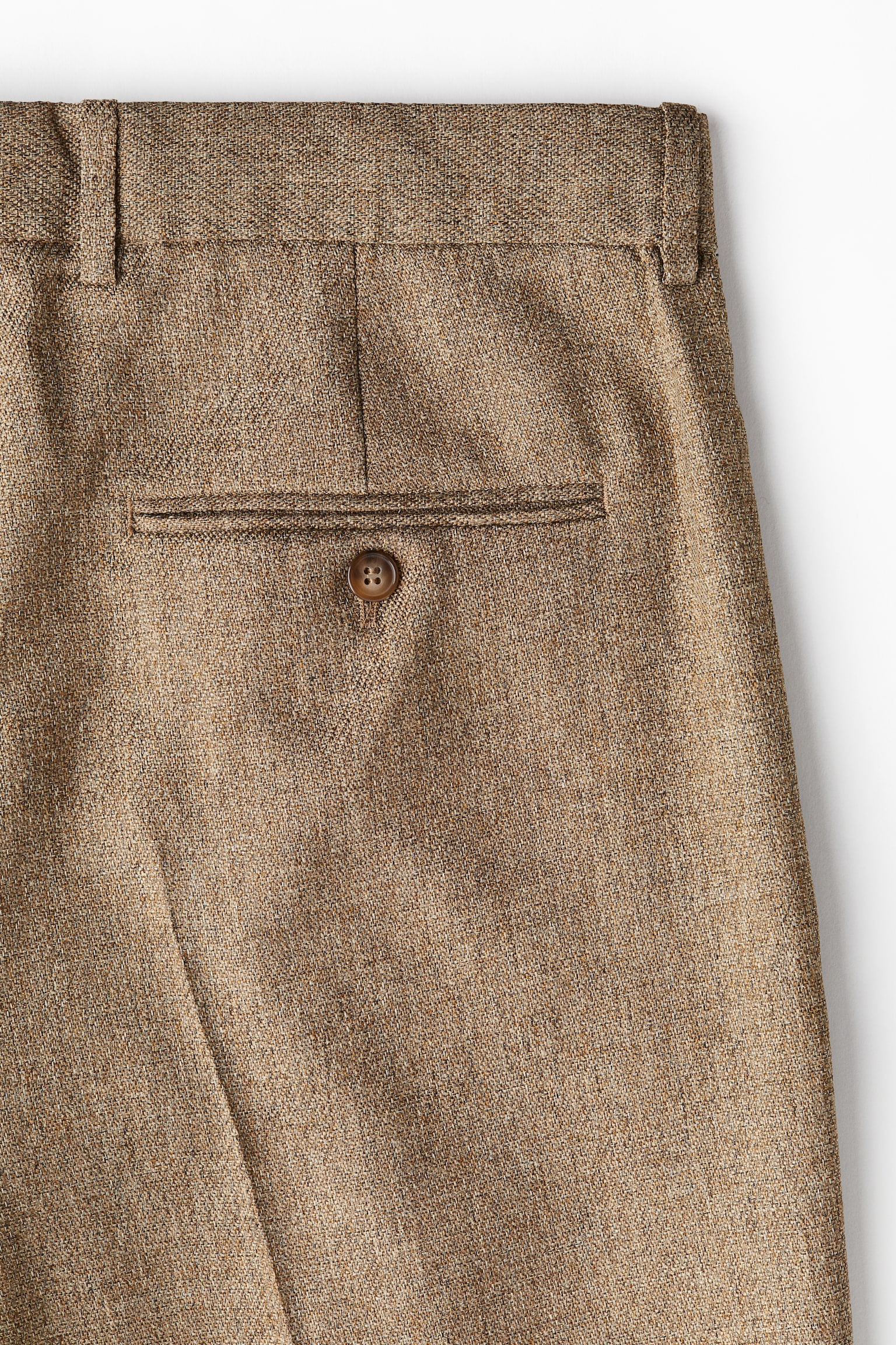 Loose Fit Tailored trousers - Brown - 4