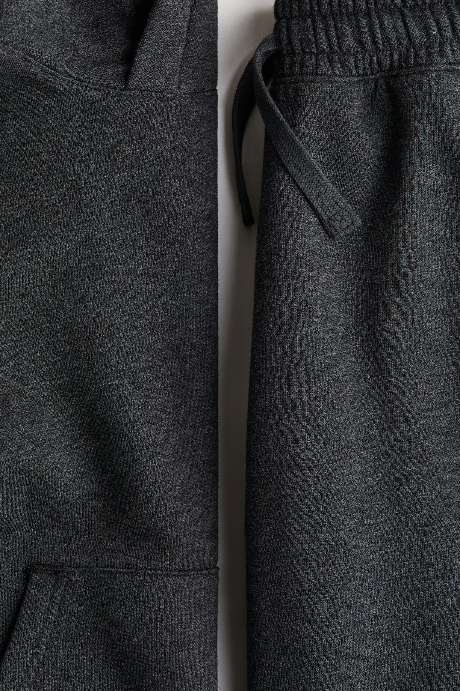 2-piece hoodie and joggers set - Dark grey marl - 2