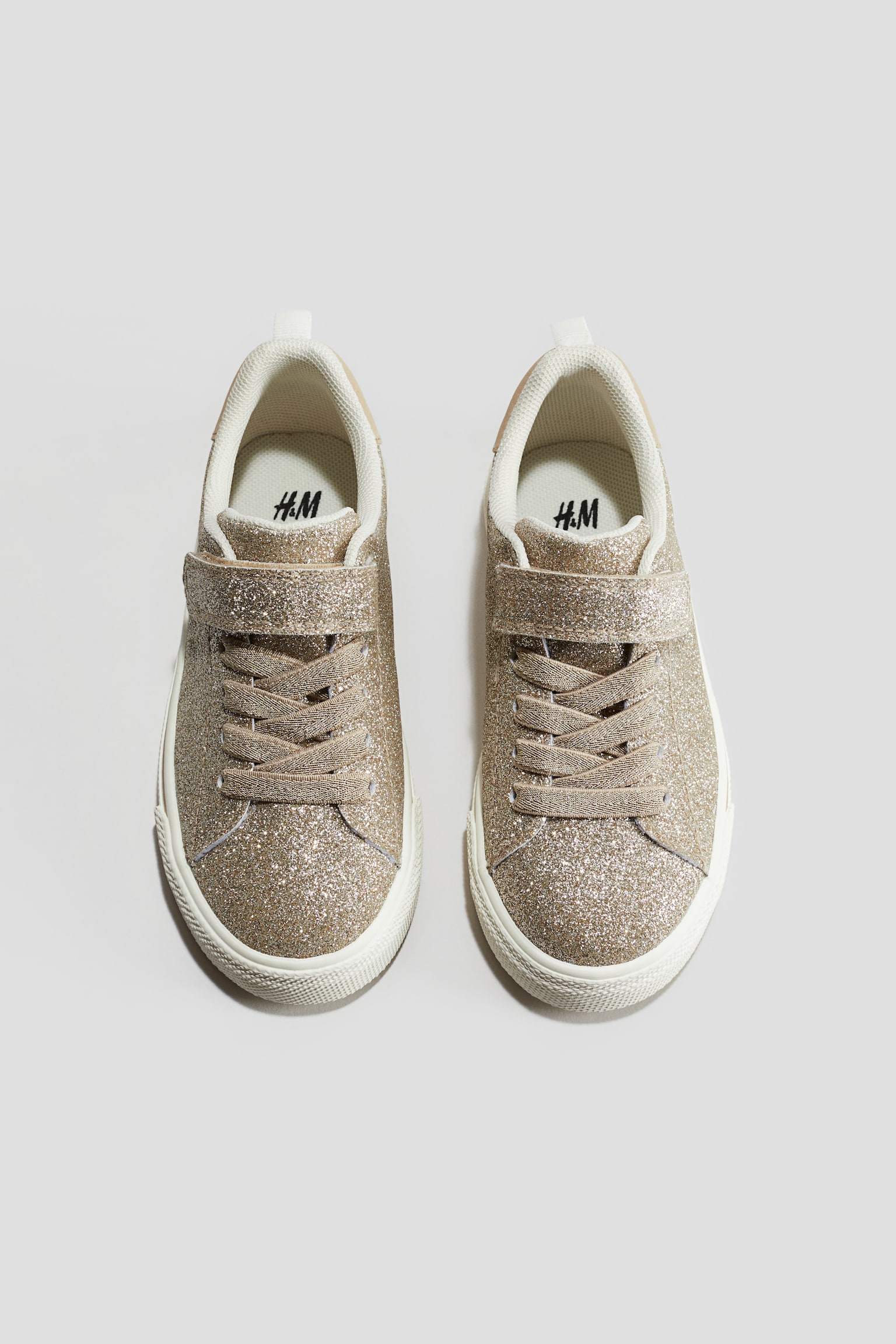 Glittery trainers - Gold-coloured - 3