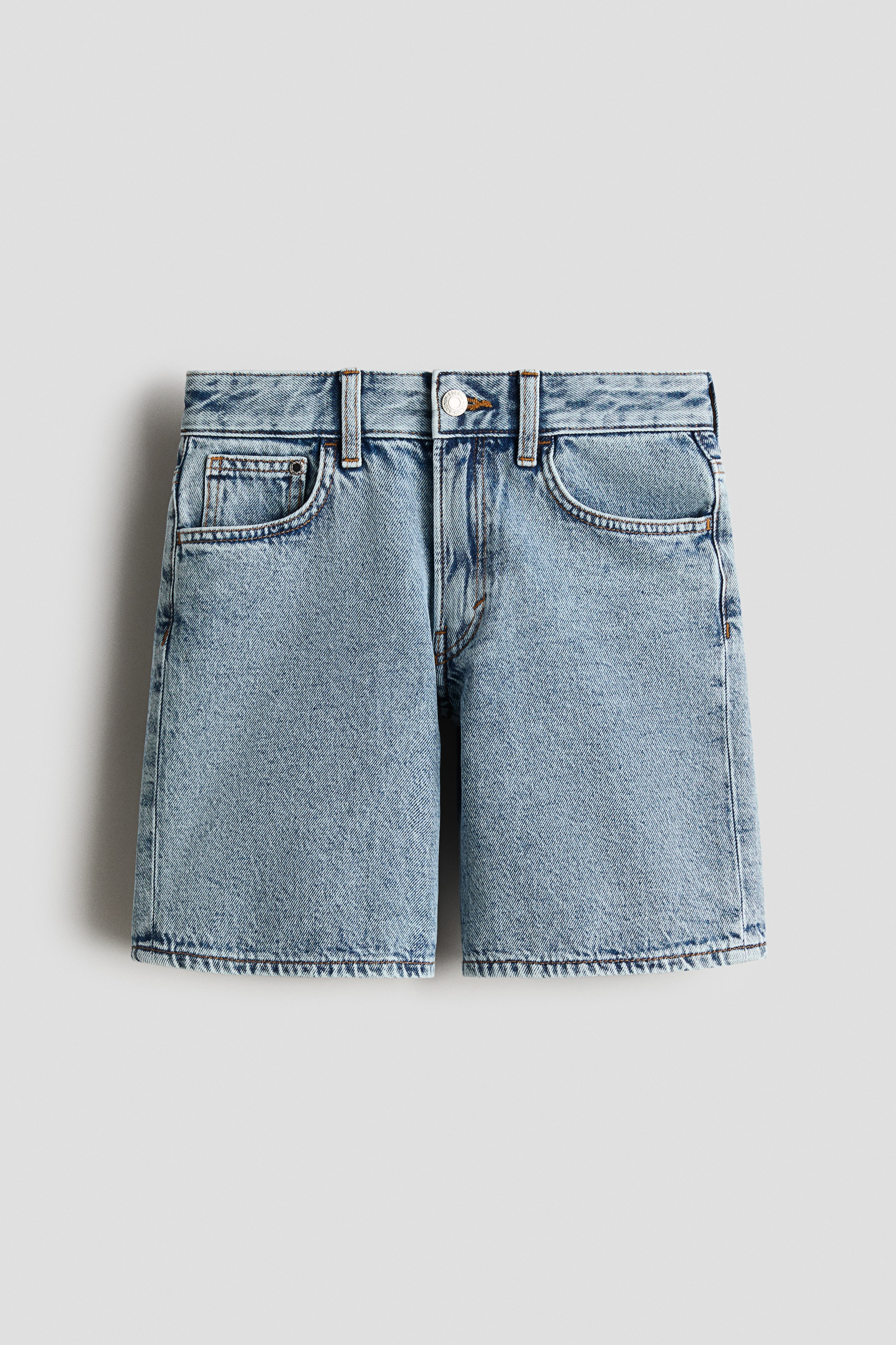 H & M - Jeansshorts in Loose Fit - Blau - Kinder