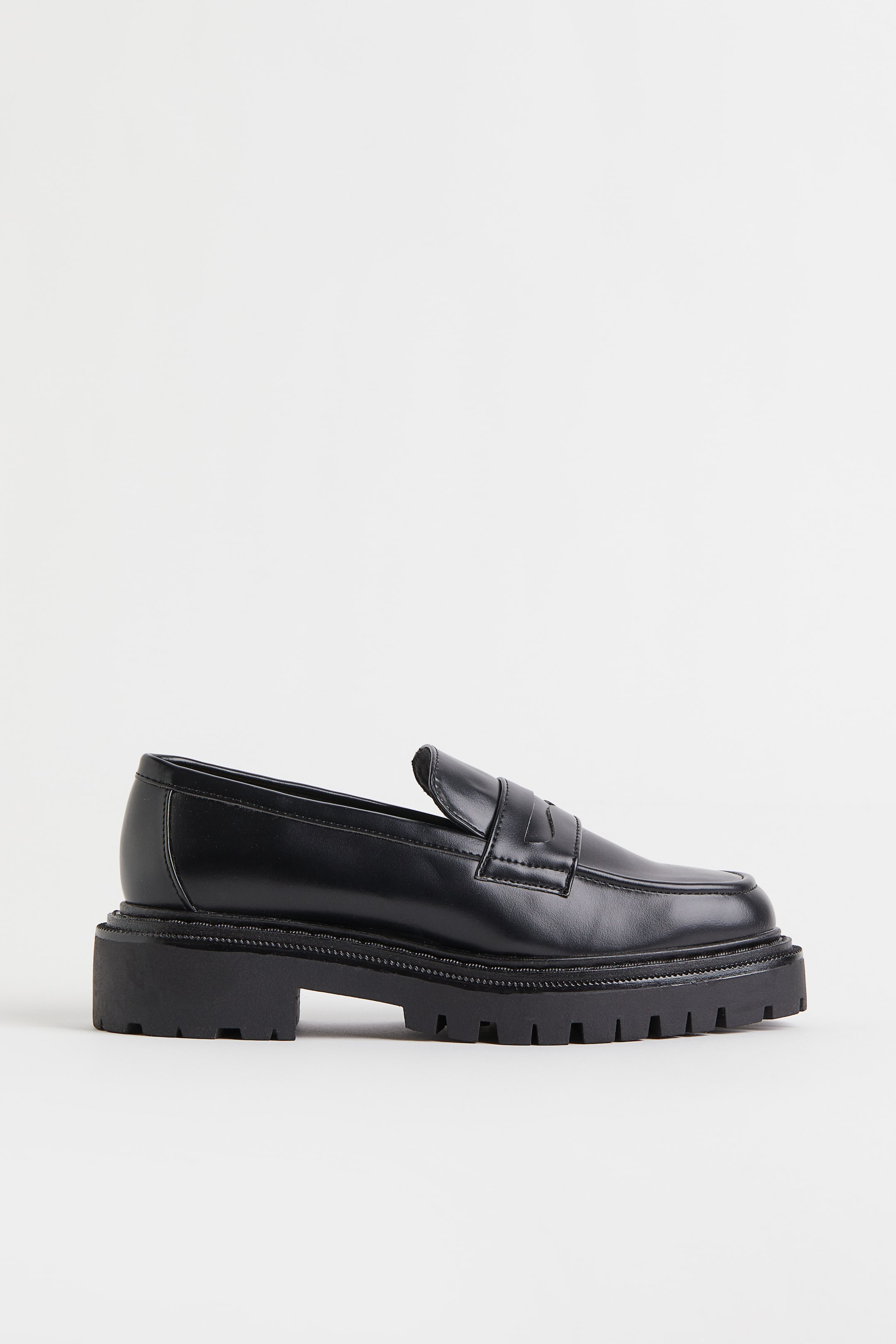 Chunky Loafer - Niedriger Absatz - Schwarz - Ladies | H&M DE