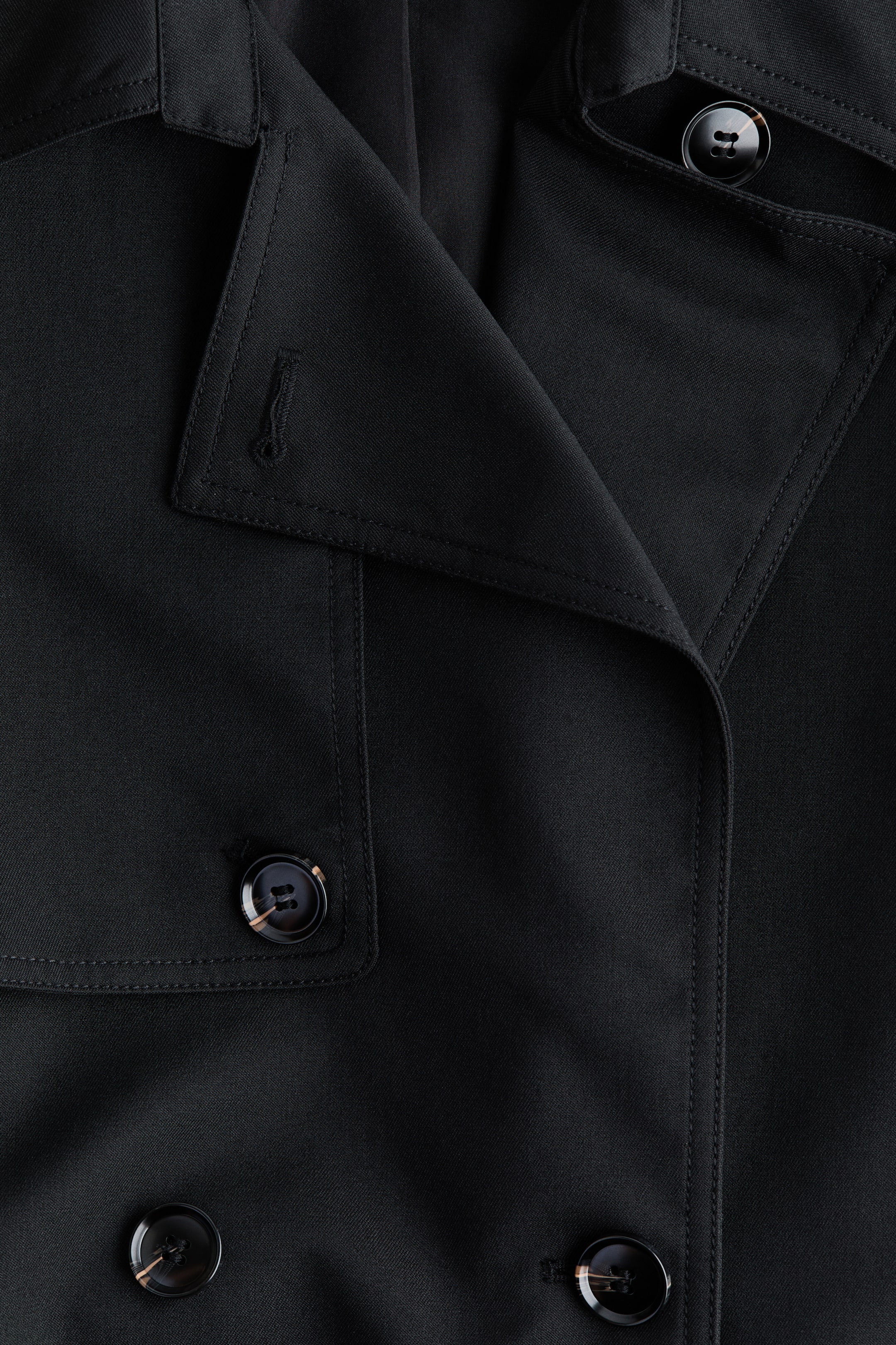 Женские куртки H&M Knee-Length Twill Trench Coat — фото 6
