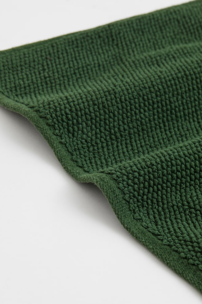 Cotton bath mat - Dark green - Home All | H&M GB