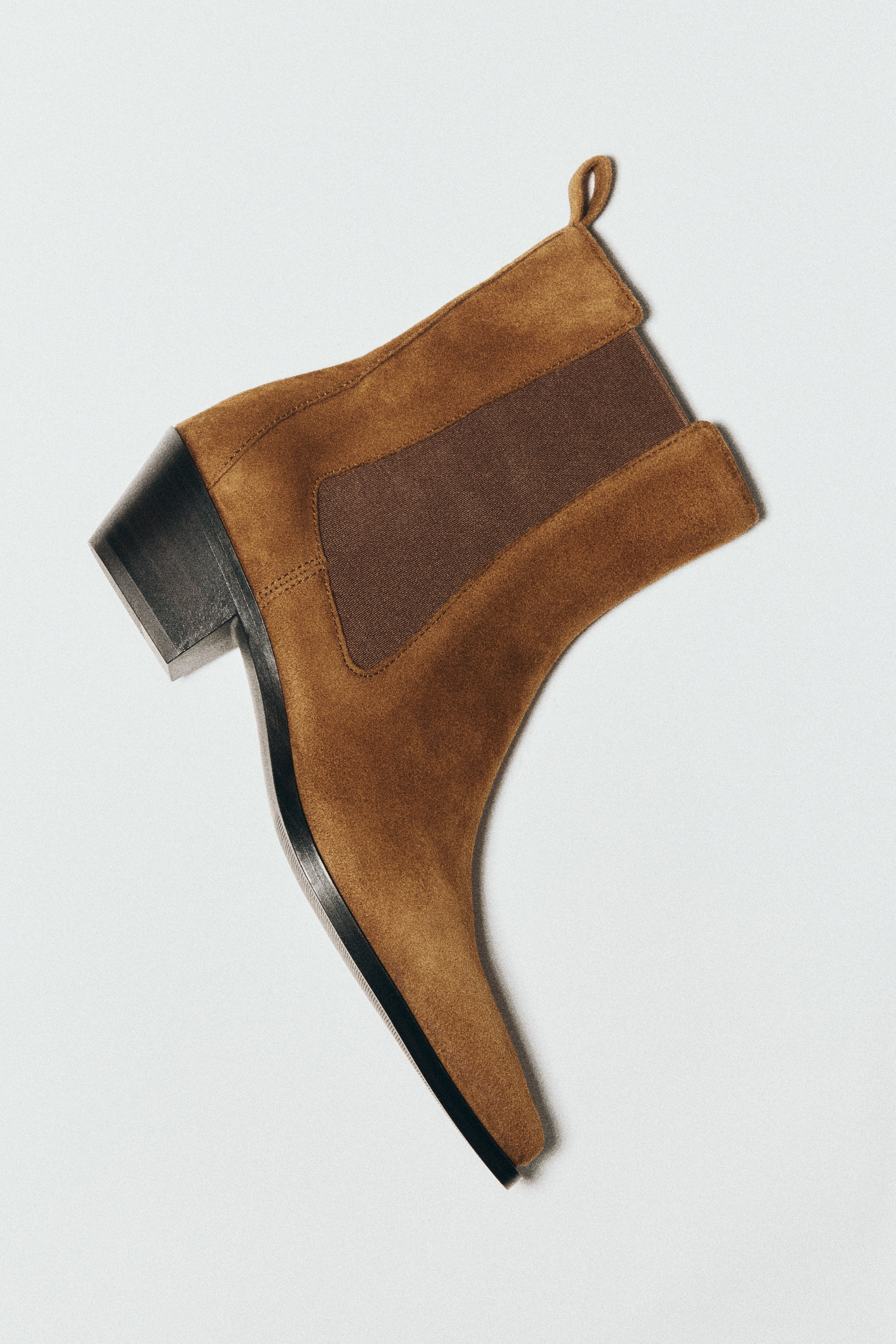 Leather ankle boots - Brown/Black