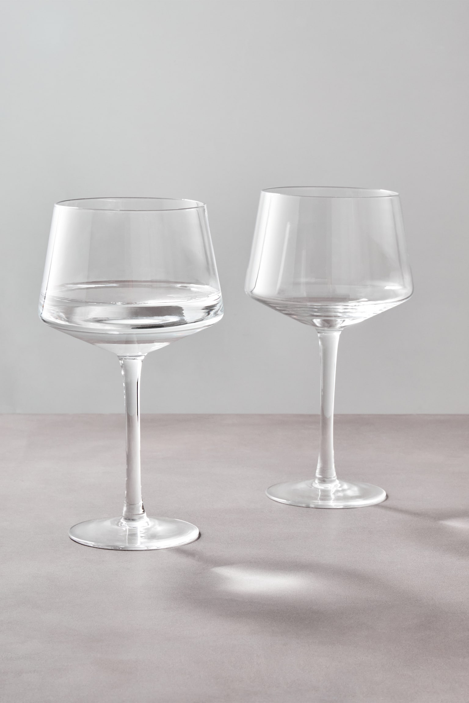 Mila S/2 Tapered Gin Glasses - Clear - 2