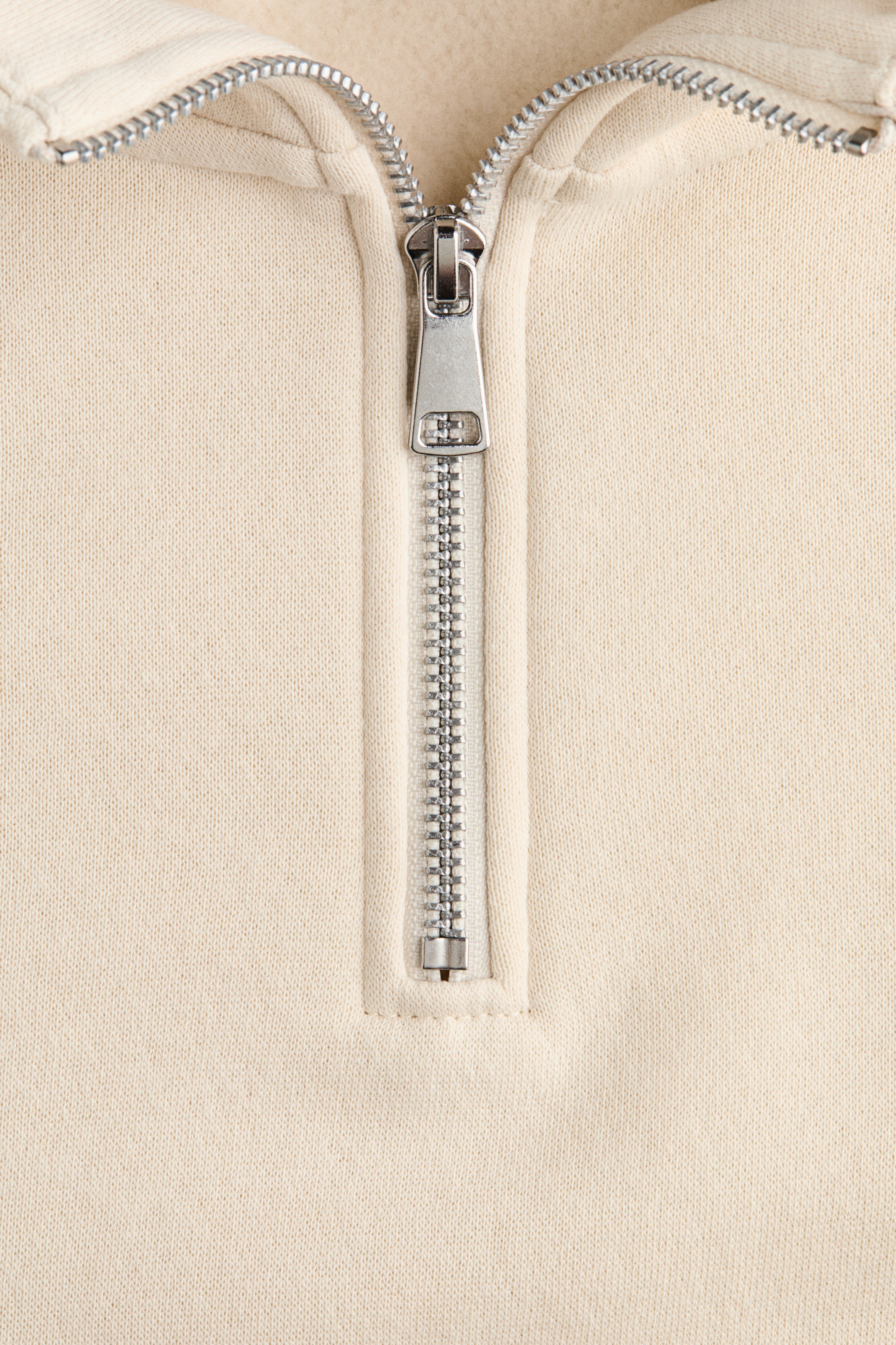 View larger image: Zip-top sweatshirt - Light beige - Ladies | H&M IN 2