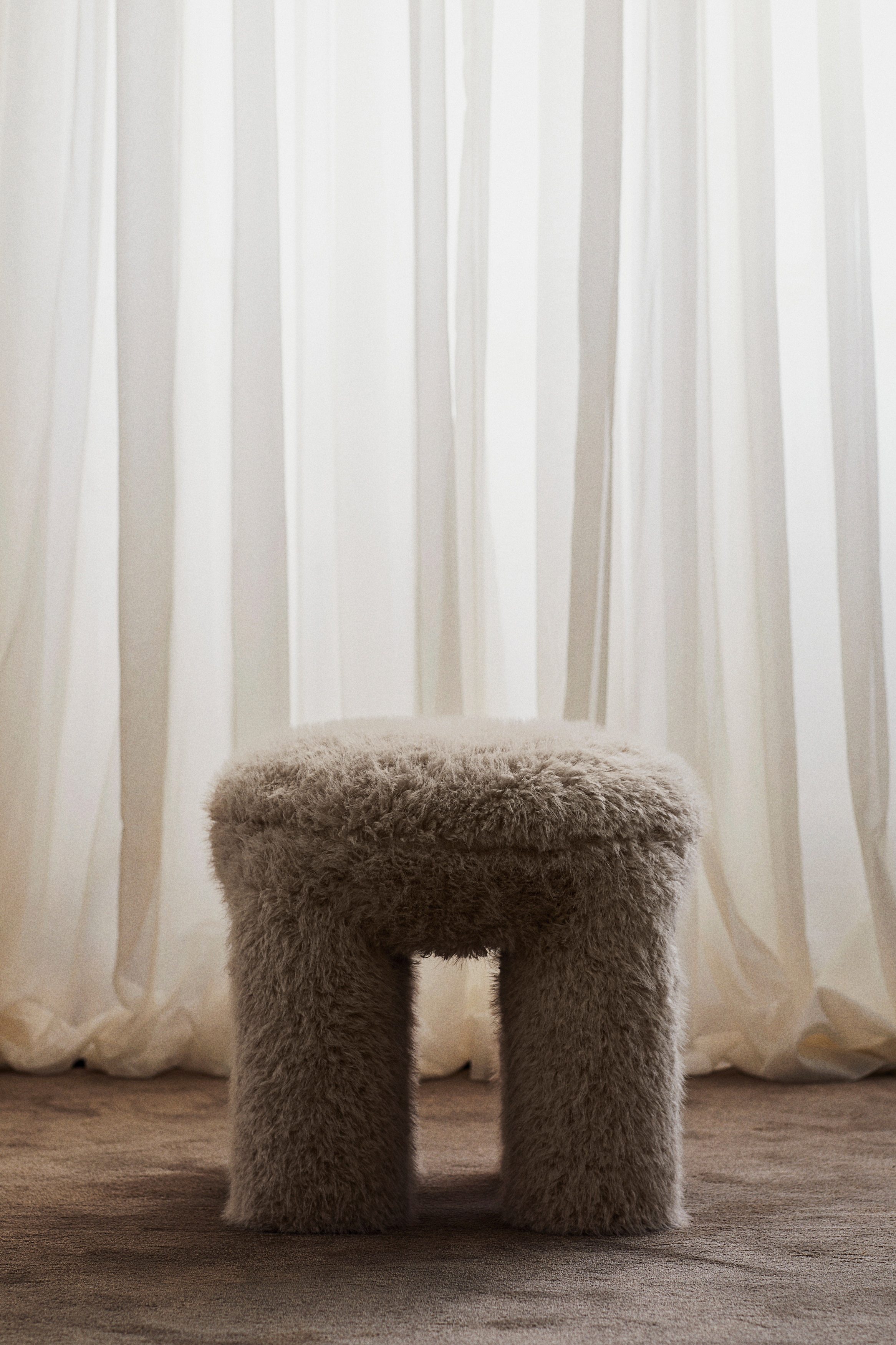 Sgabello robusto - Beige