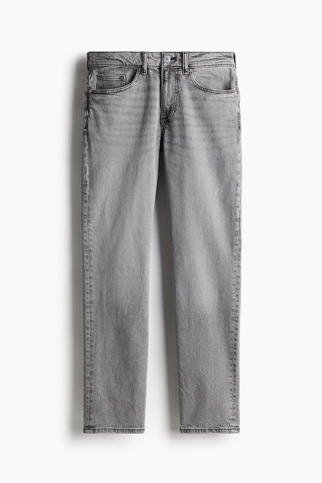 Straight Regular Jeans - Denimgrijs/Denimblauw/Zwart/Denimbruin - 1