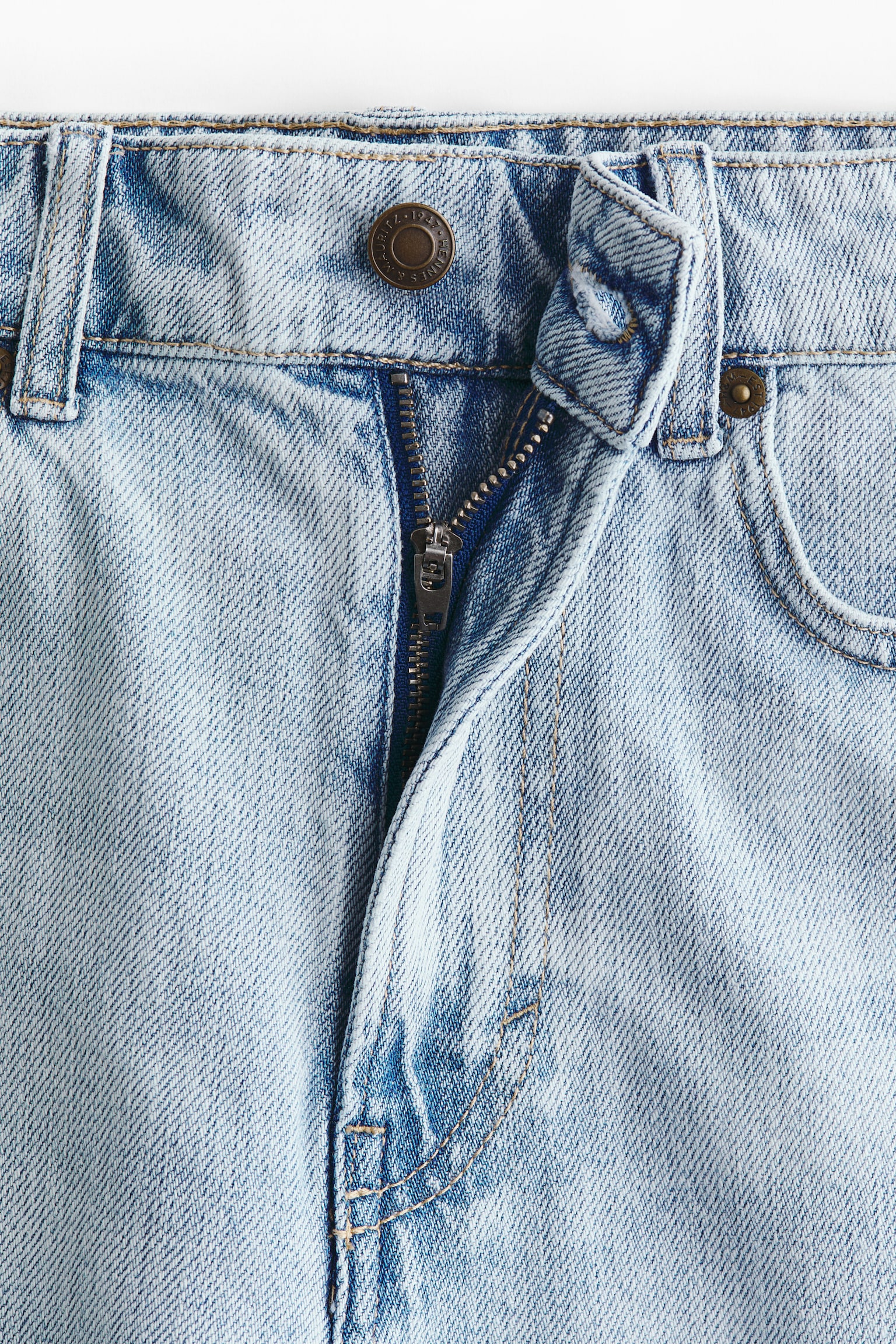 Denim Bermuda shorts - כחול ג'ינס בהיר/כחול ג'ינס - 3
