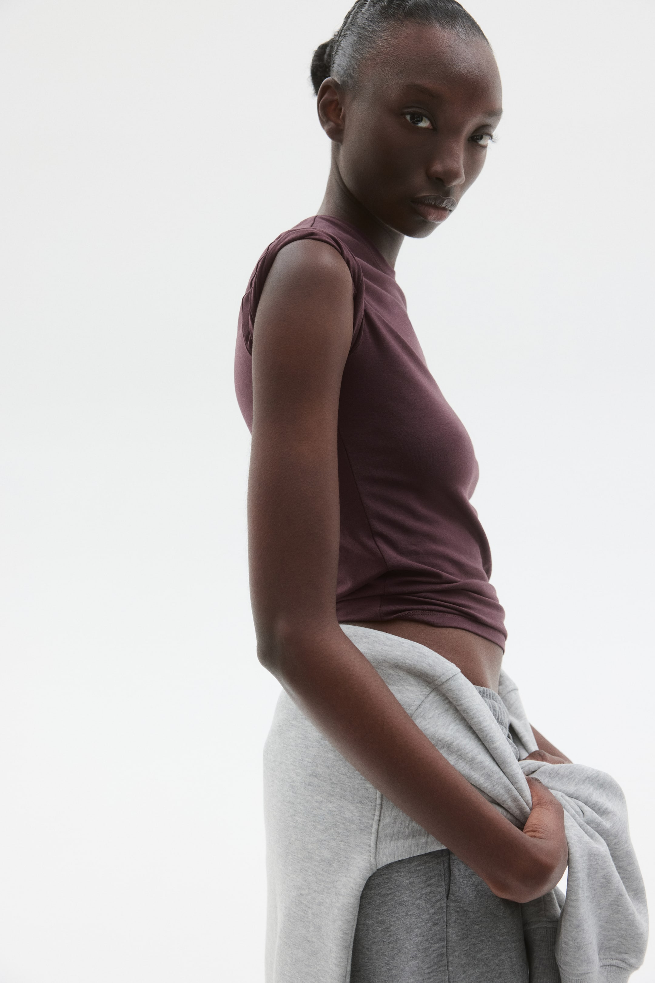 Fitted Cotton-Blend T-Shirt