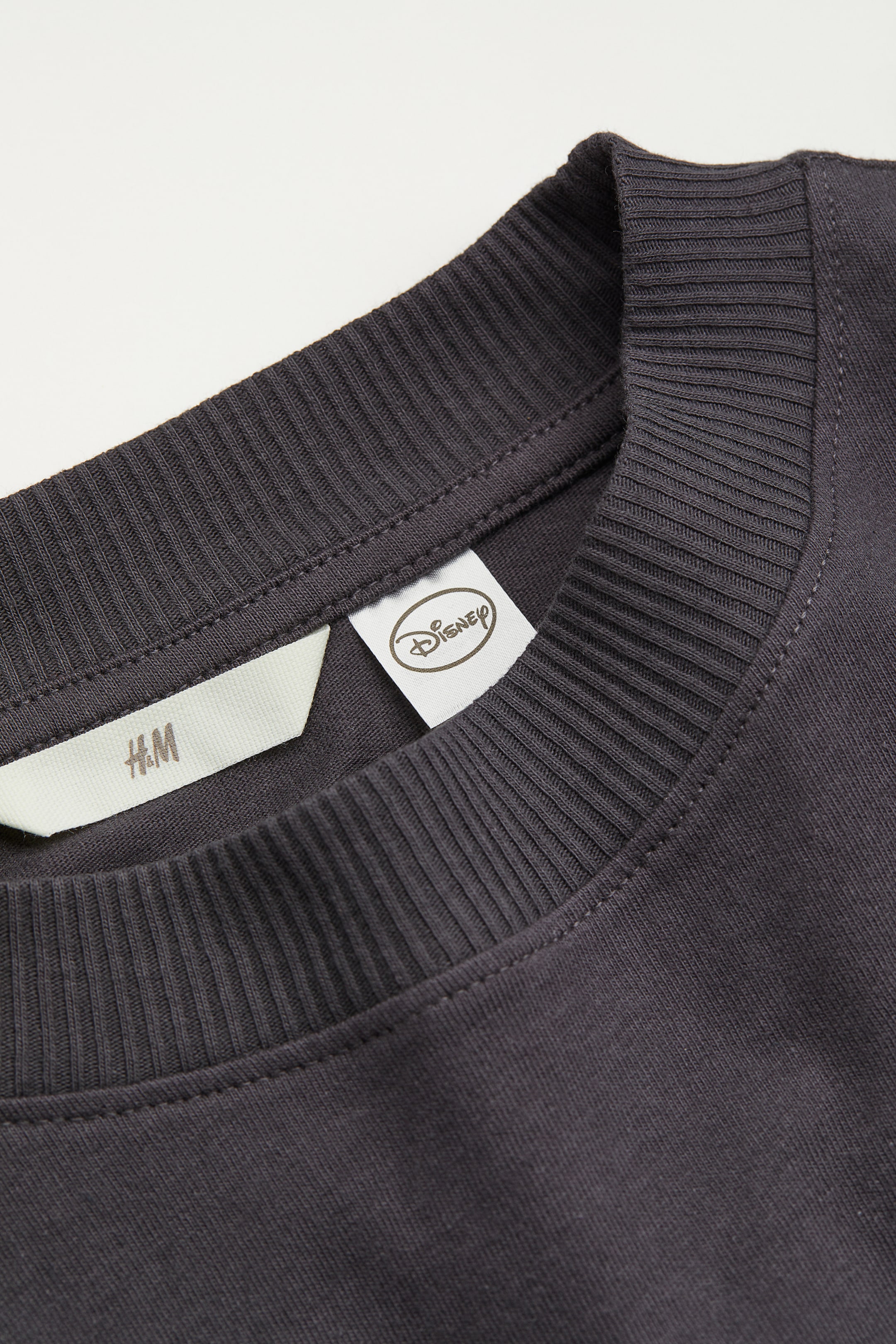 View larger image: Long printed T-shirt - Dark grey/Mickey Mouse - Ladies | H&M PH 2