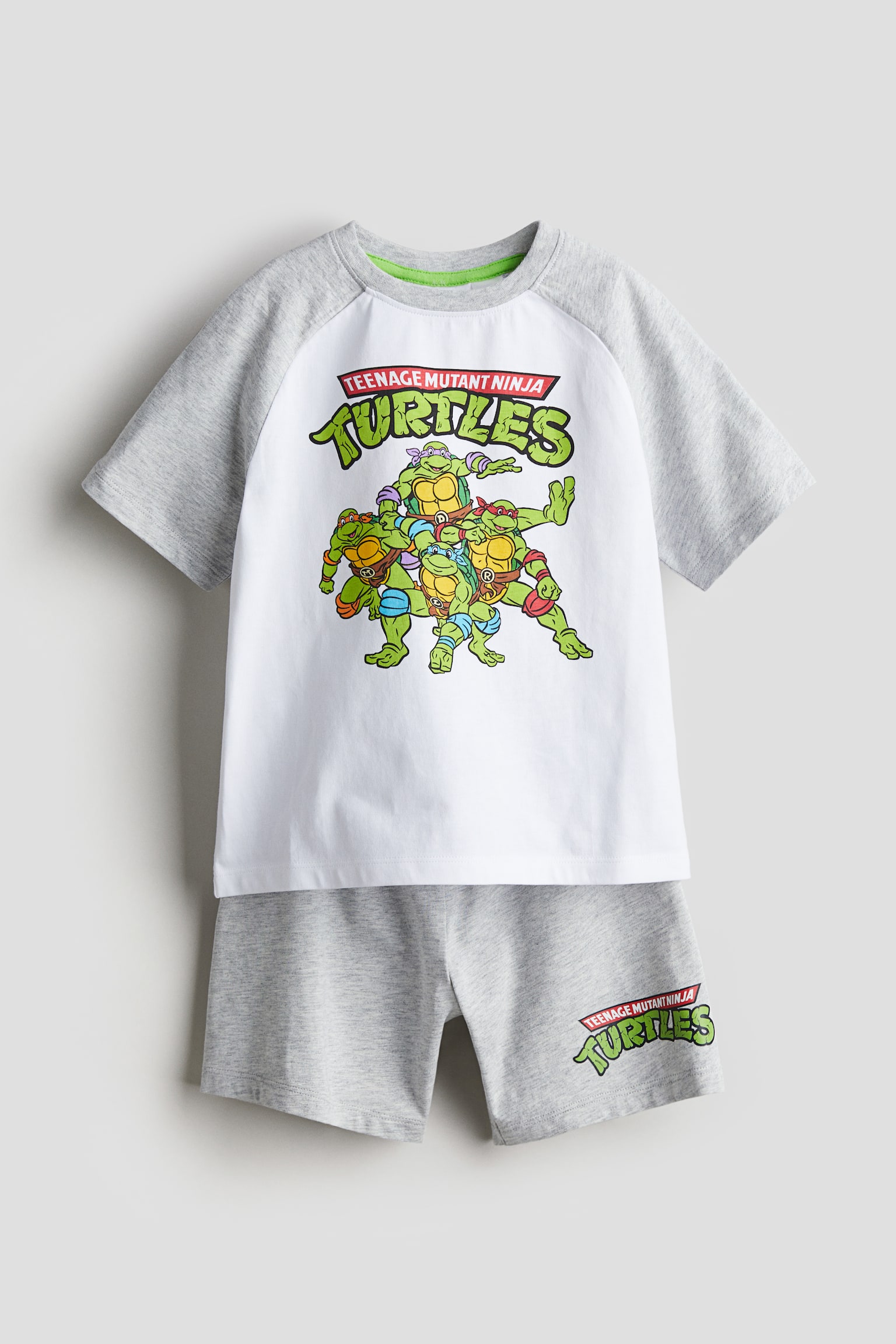 Printed pyjamas - Light grey marl/TMNT/Light grey marl/Marvel Comics/Blue/Spider-Man/Bright blue/Pokémon/Turquoise/Pokémon/Red/Spider-Man/Light grey/Marvel Comics/Bright blue/PAW Patrol - 1