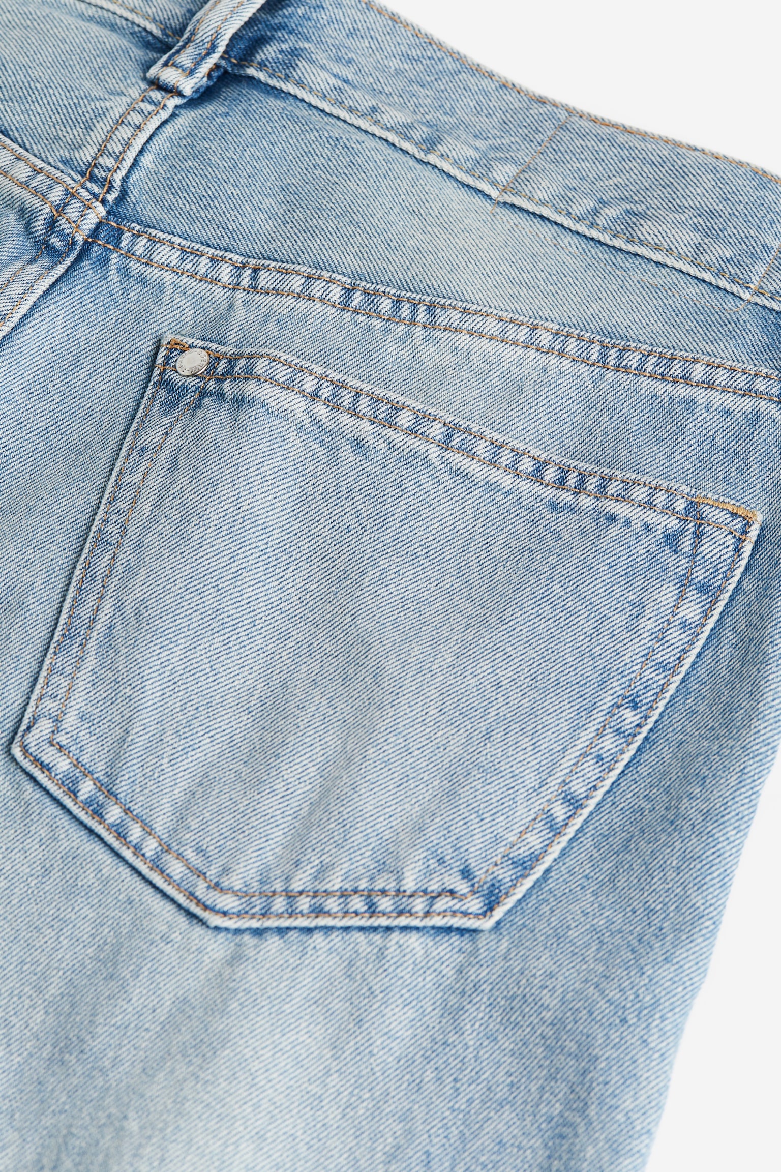 Straight Regular Jeans - Light denim blue/Denim black - 5